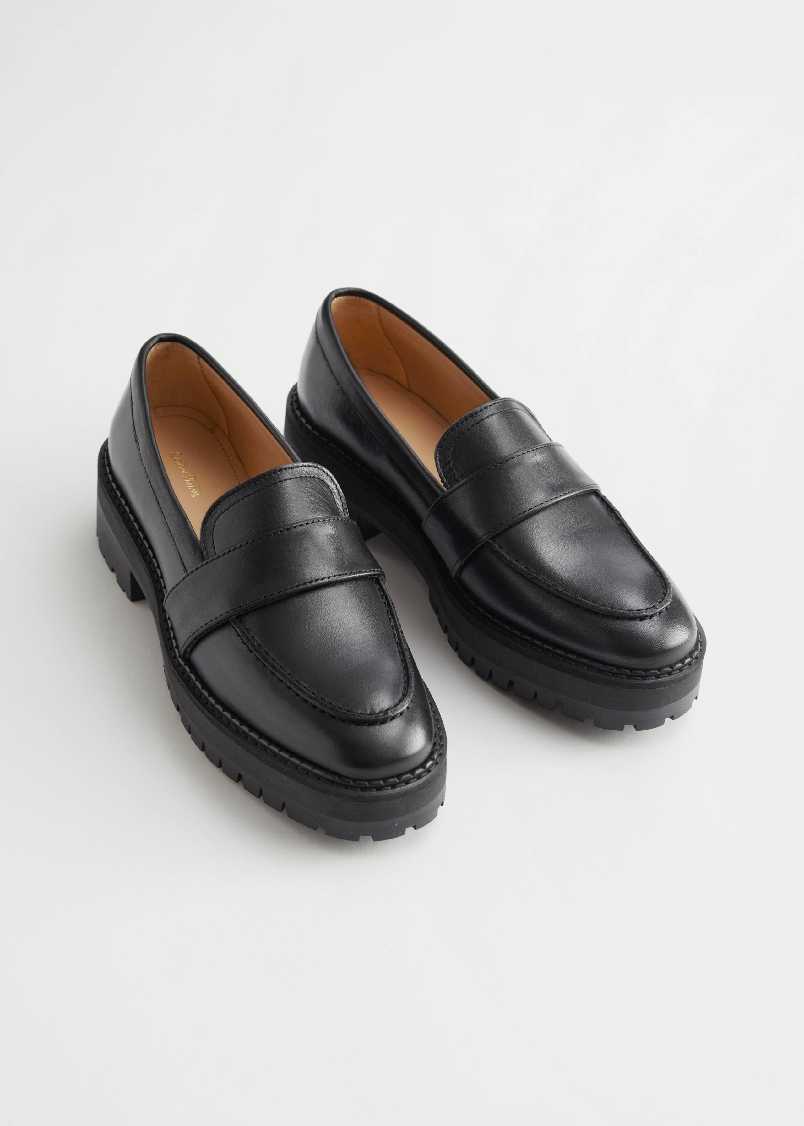 Chunky Leather Loafers - Beige Suede - Still Life