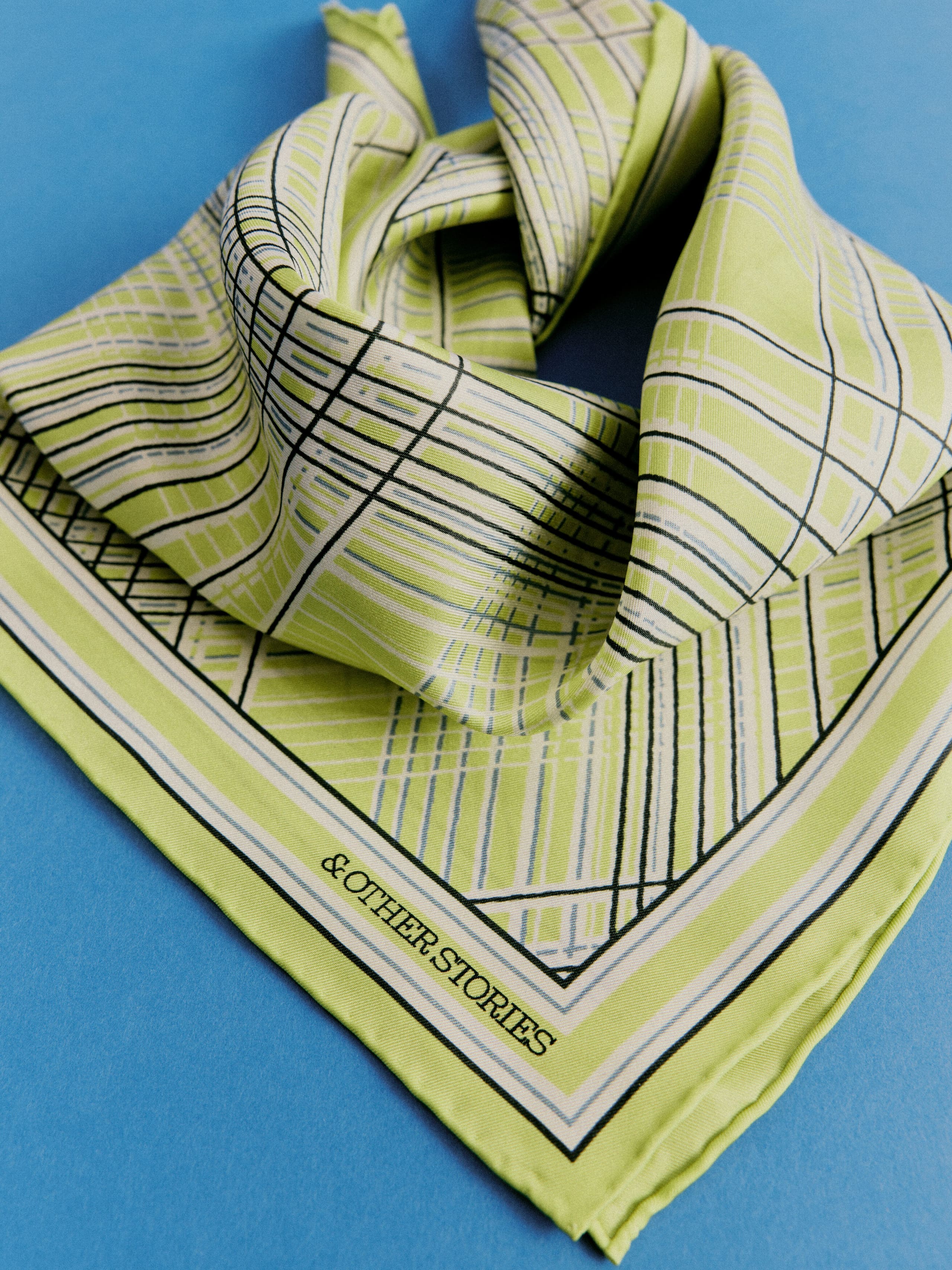 Image of Bedrucktes Seidentuch