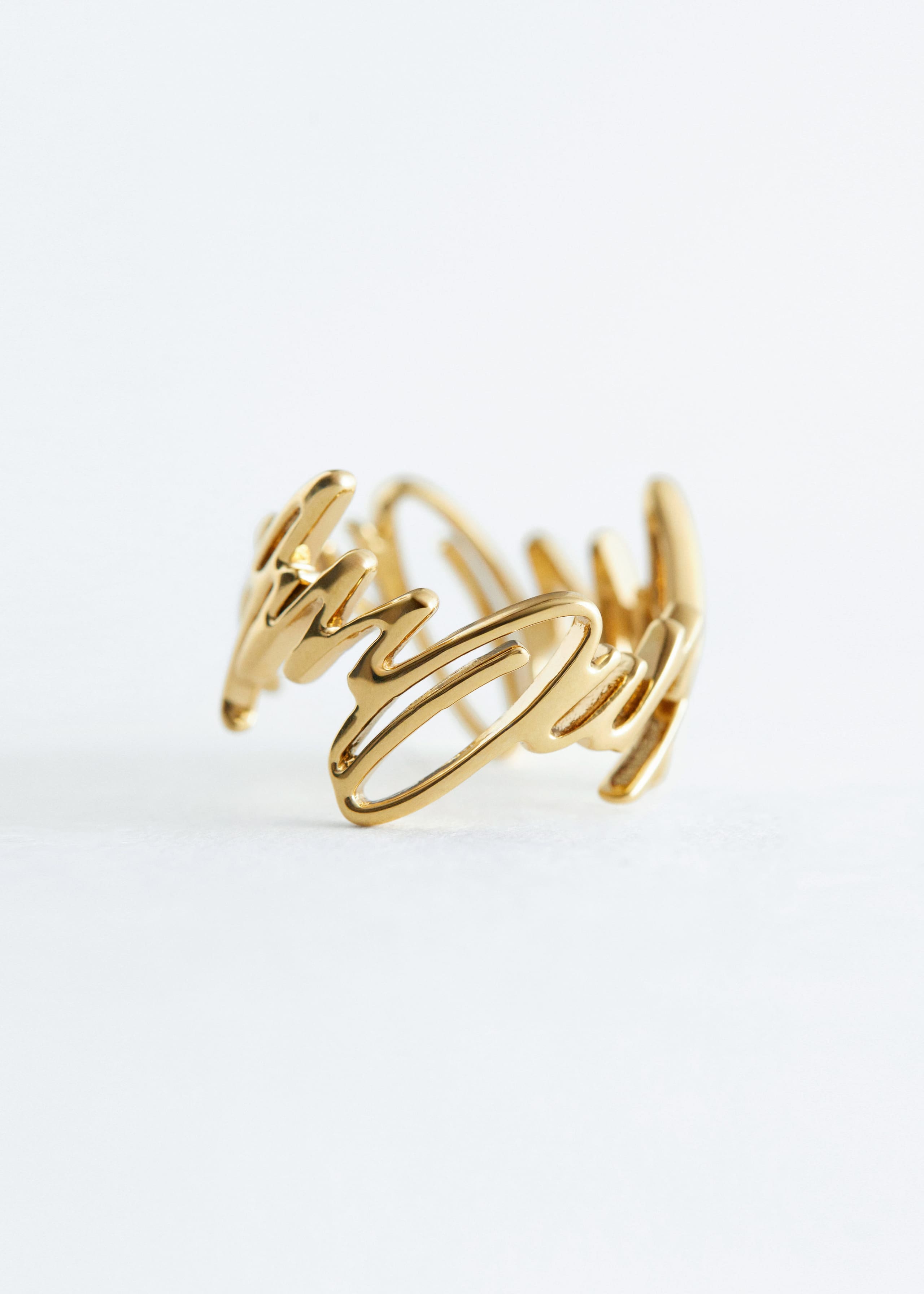 Image of Text-Motif Ring