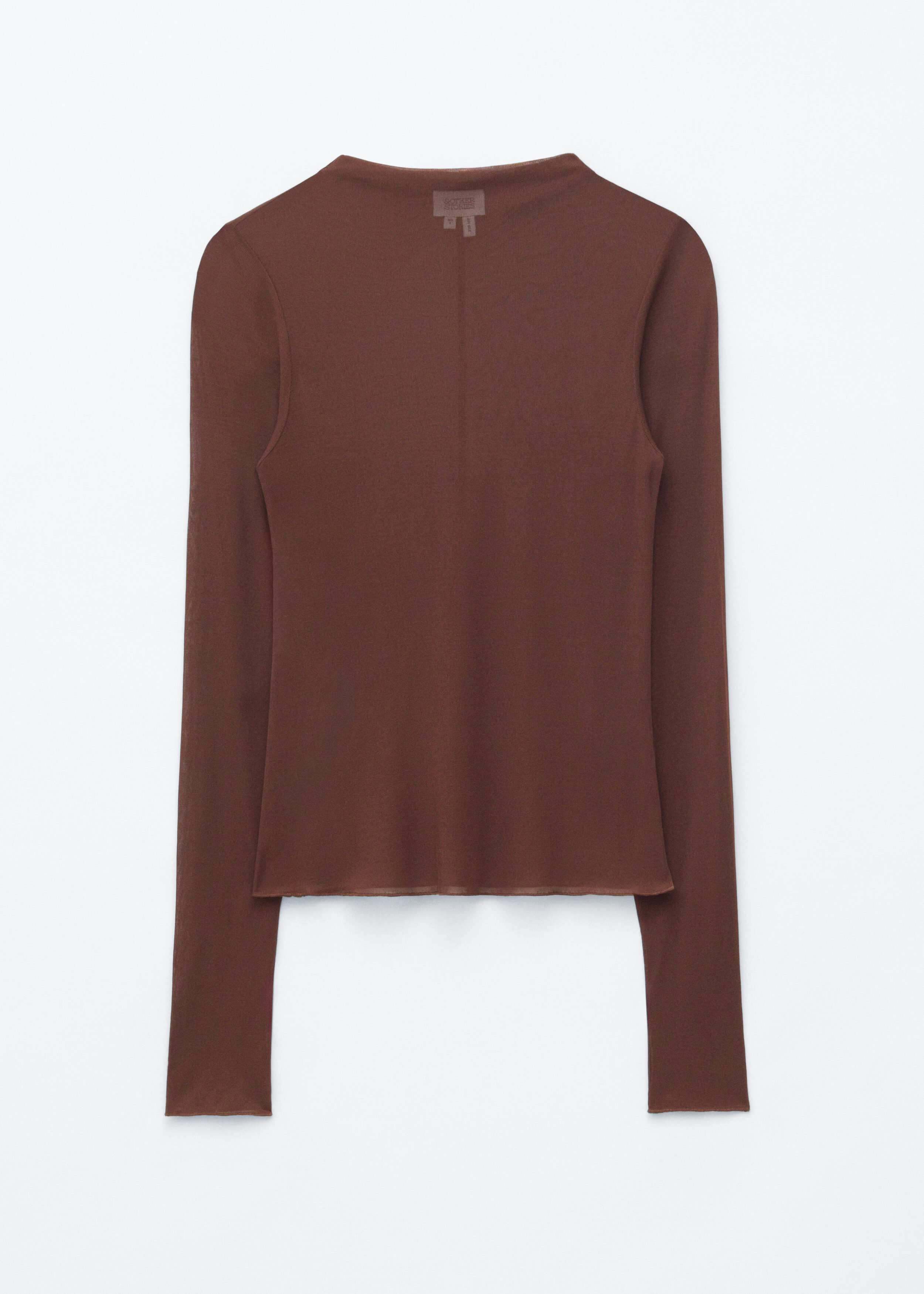 Ribbed Silk Top - Dark Brown - & Other Stories US