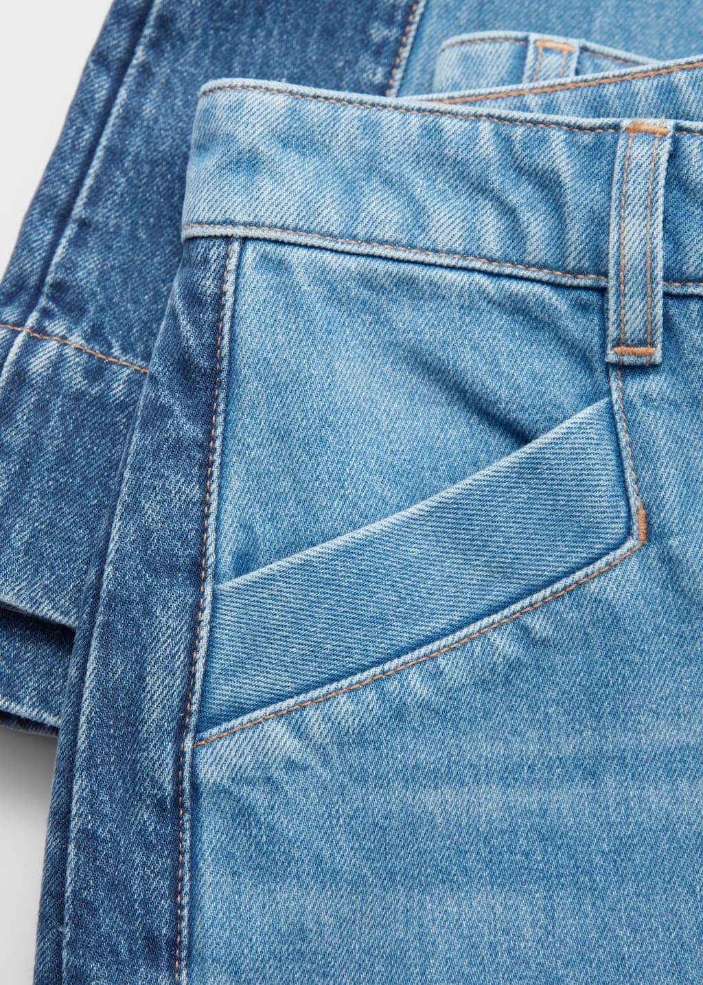 Image of Long Wide-Leg Jeans