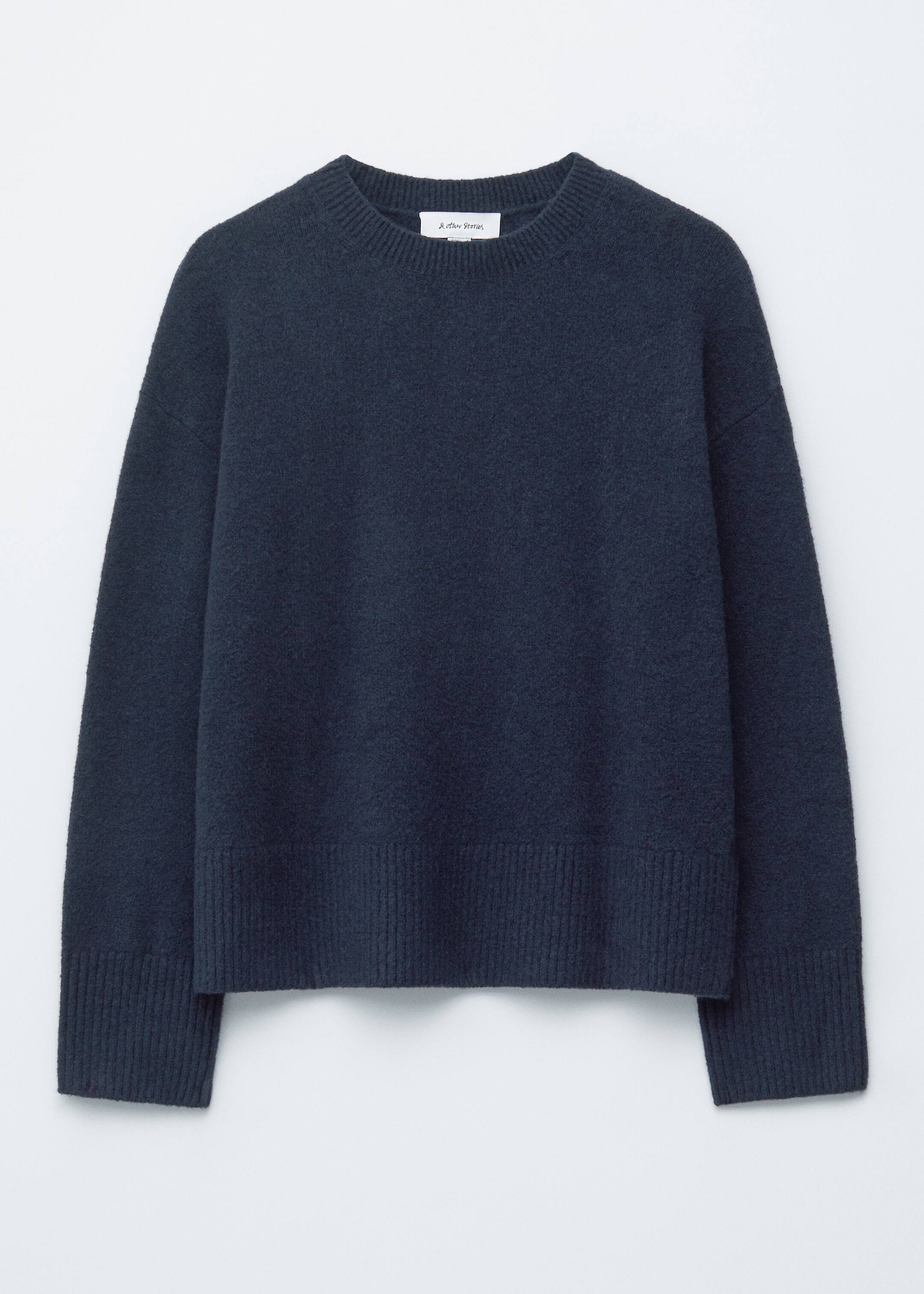 Grösseres Bild ansehen: Locker geschnittener Strickpullover - Dunkelblau - DAMEN | H&M CH 6
