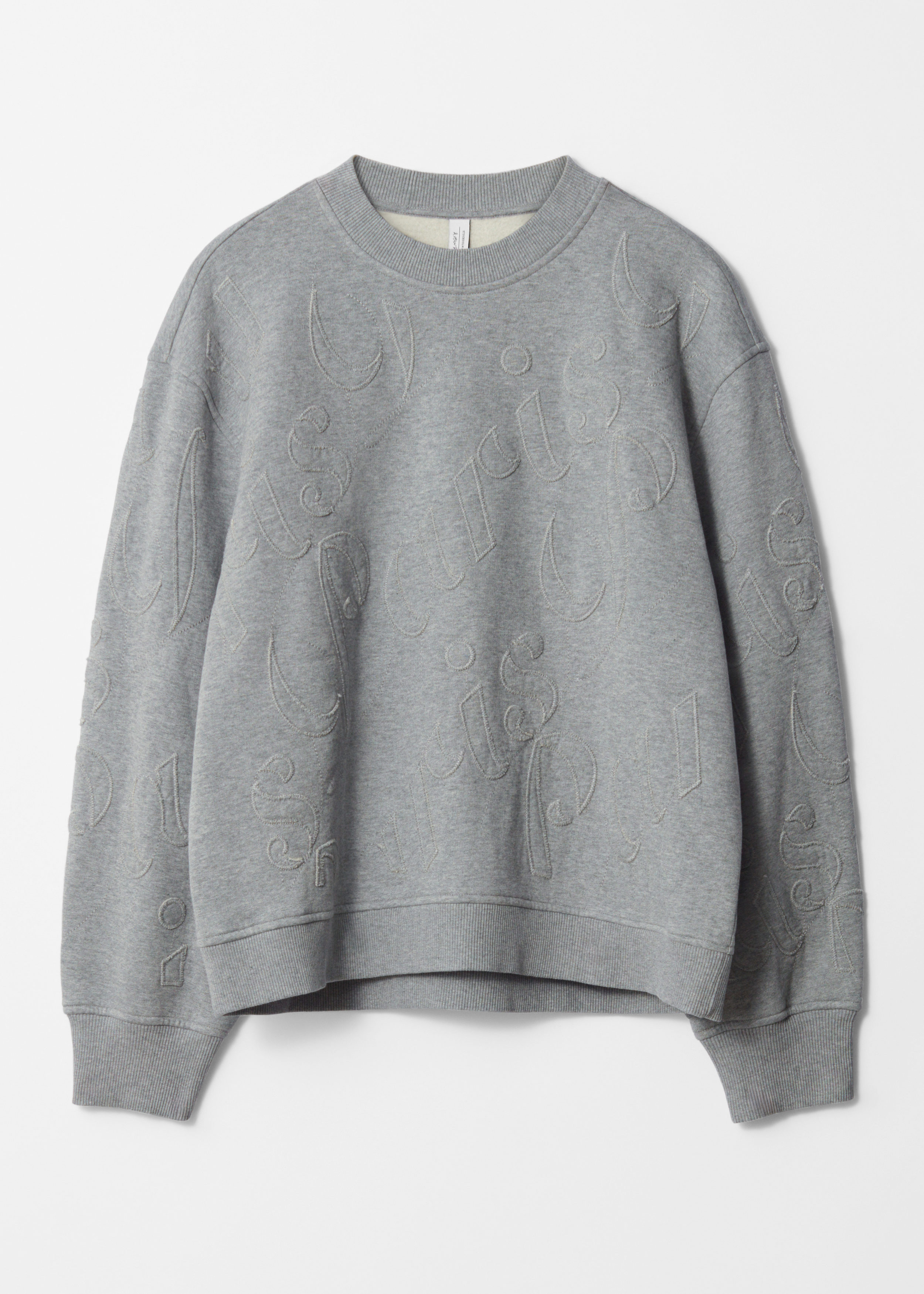 新品 newjeans ADOR SWEATSHIRT MELANGE GREY Oversized Sweatshirt - Grey Melange - & Other Stories US