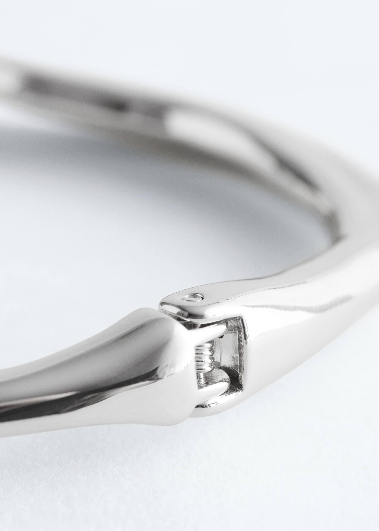Irregular Choker Necklace - Silver - 3