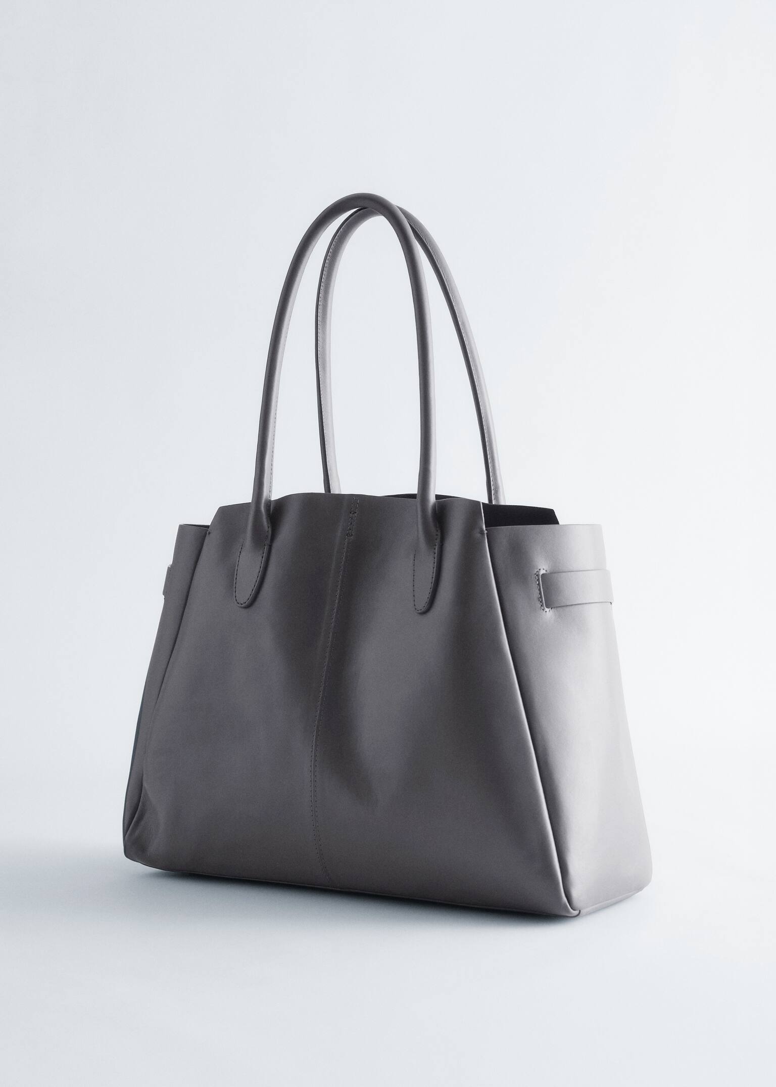 Tote Bag - Dark Grey/Dark Burgundy/Khaki Green/Black/Dark Brown - 4