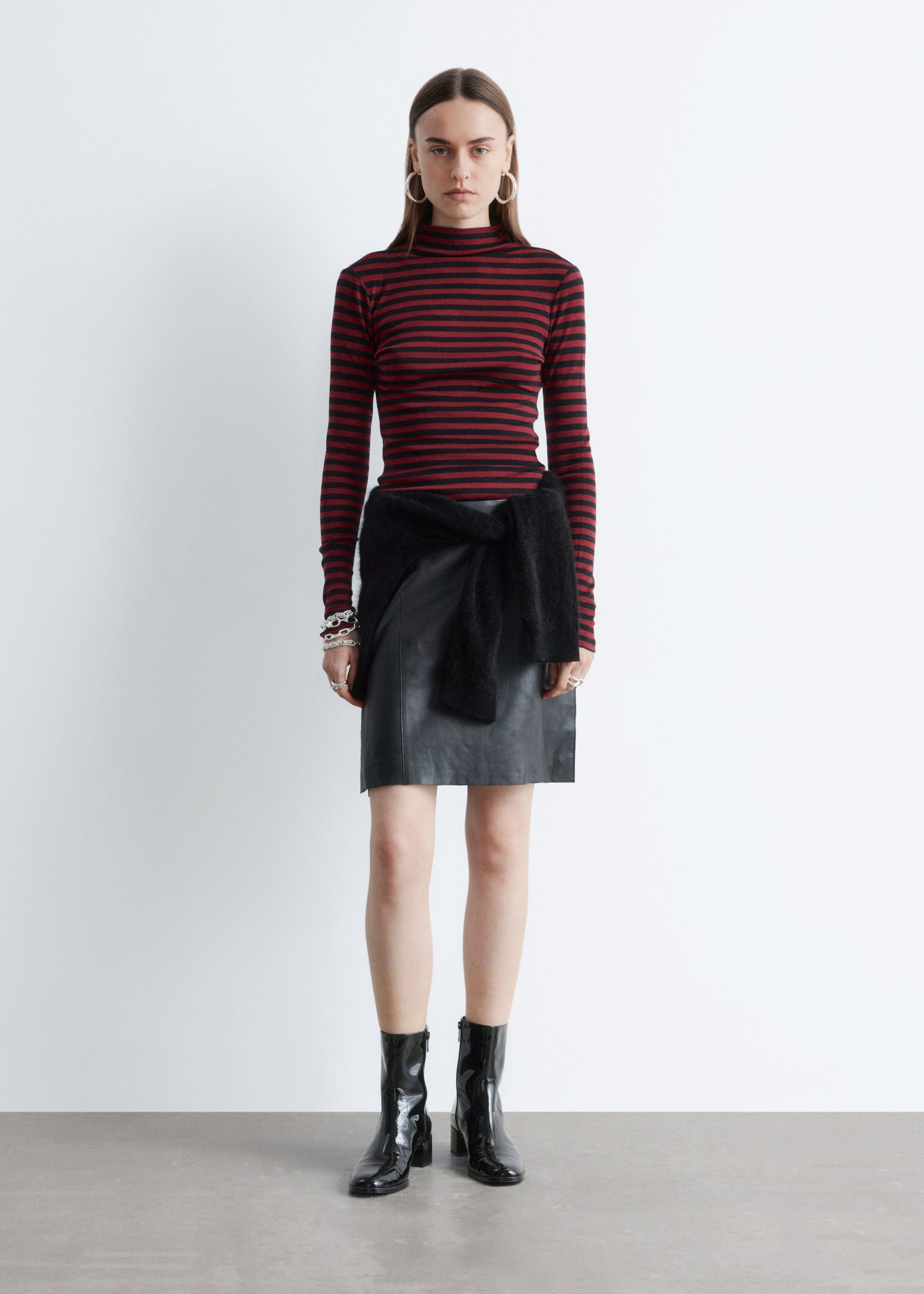 Image of Mock-Neck Top