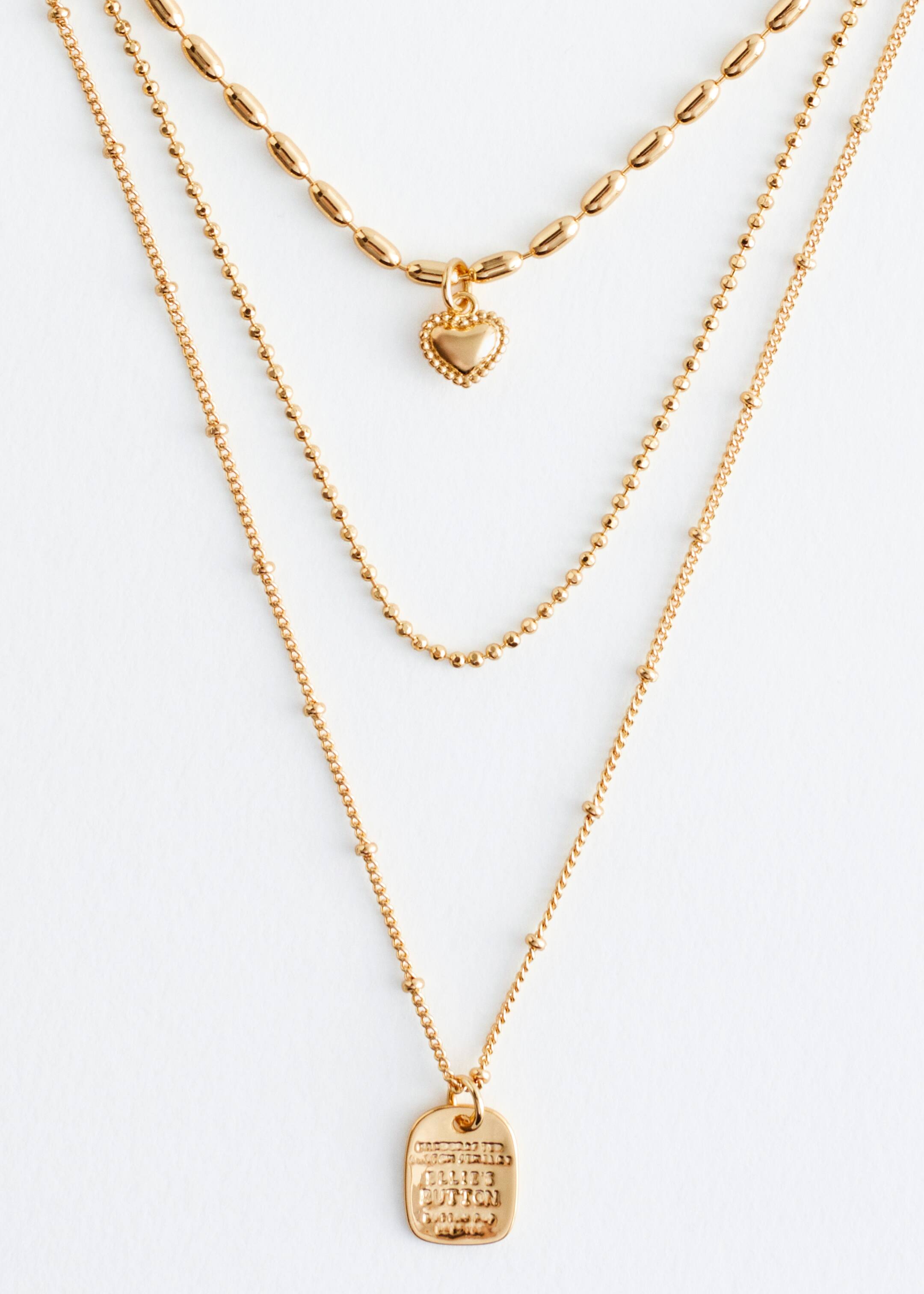 Ver imagem maior: Colar de camadas com pingente - Dourado - SENHORA | H&M PT 5