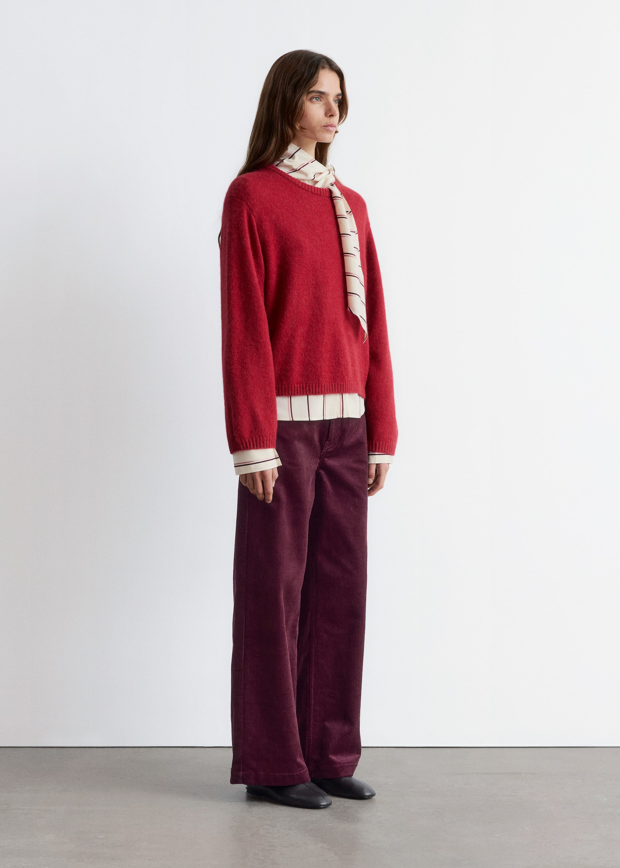 Grösseres Bild ansehen: Strickpullover aus Alpakamix - Rot - DAMEN | H&M CH 4