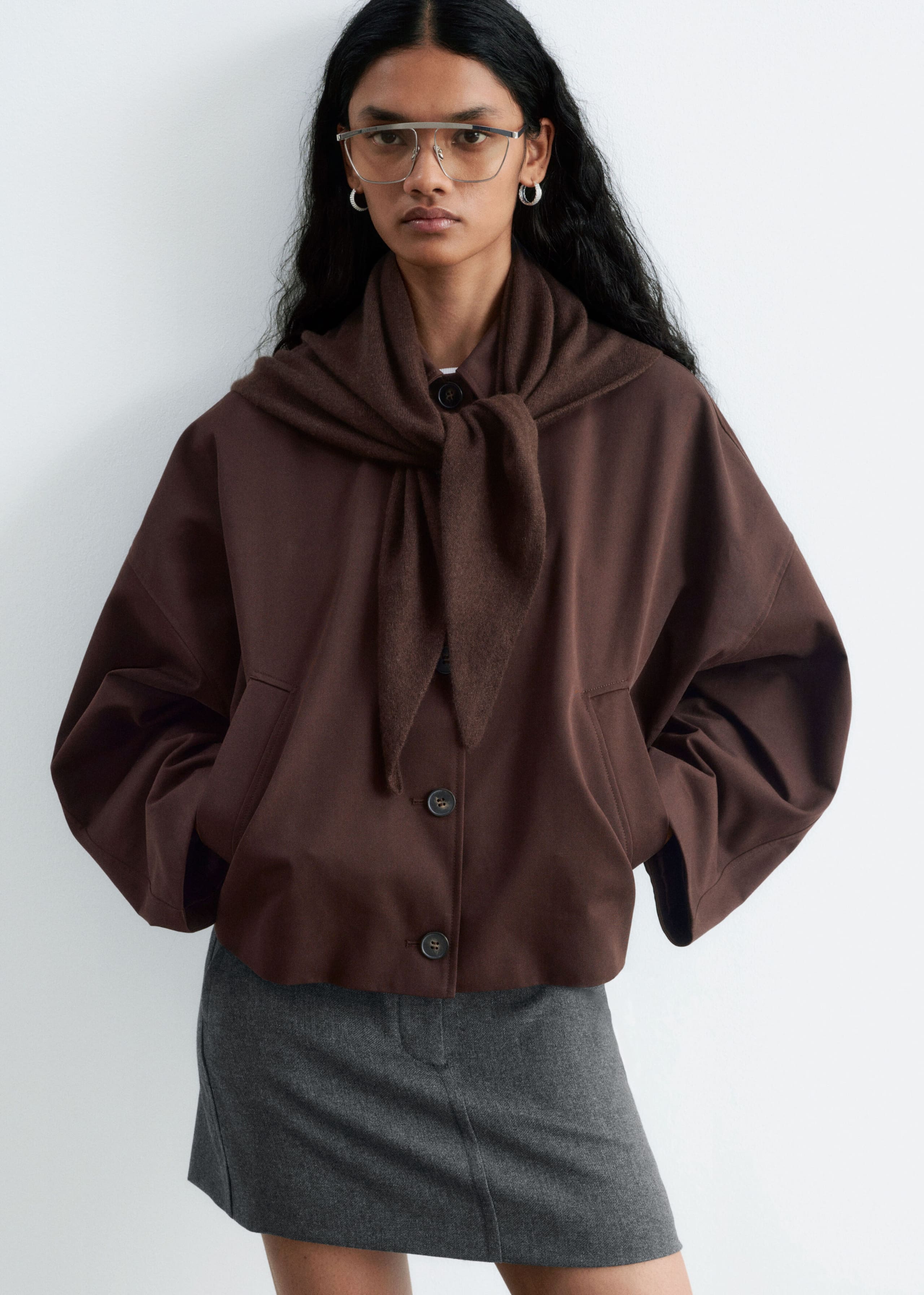 Cashmere Scarf - Dark Brown - Still Life
