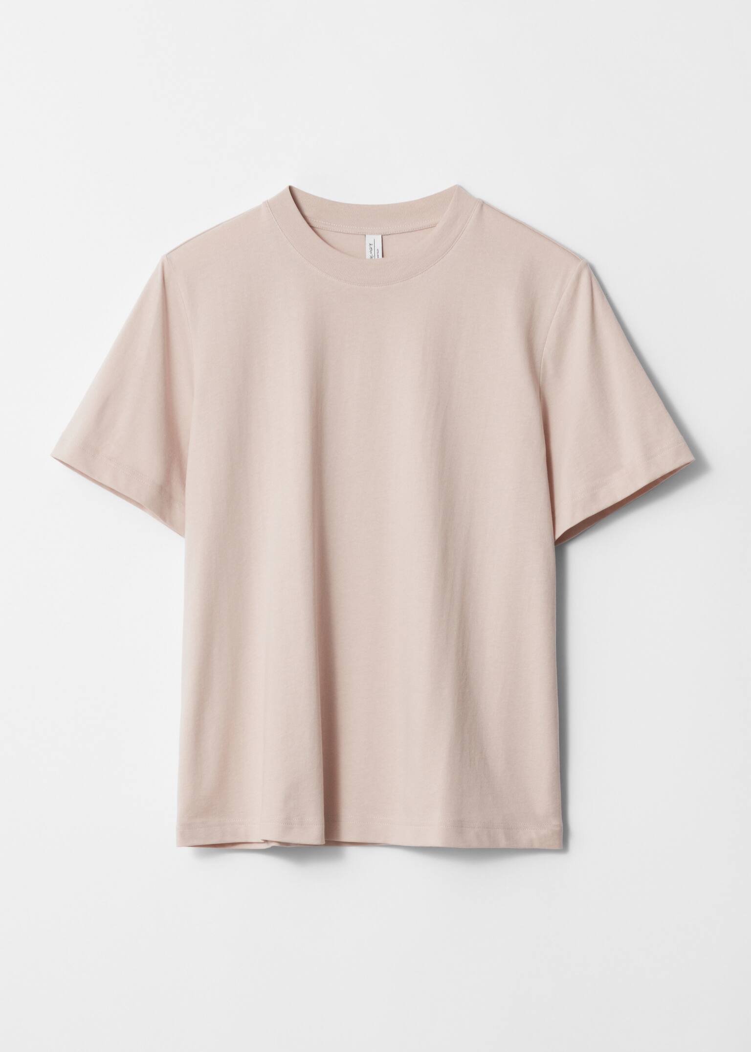 Tričko s kulatým výstřihem - Light Pink/Fialová/Růžová/Bílá/Střední modrá/Tmavě šedý melír/Béžová/Světle zelená/Červená/Černá/Krtčí/Mole/Šedá/Tmavě hnědá/Prašná modrá/Yellow