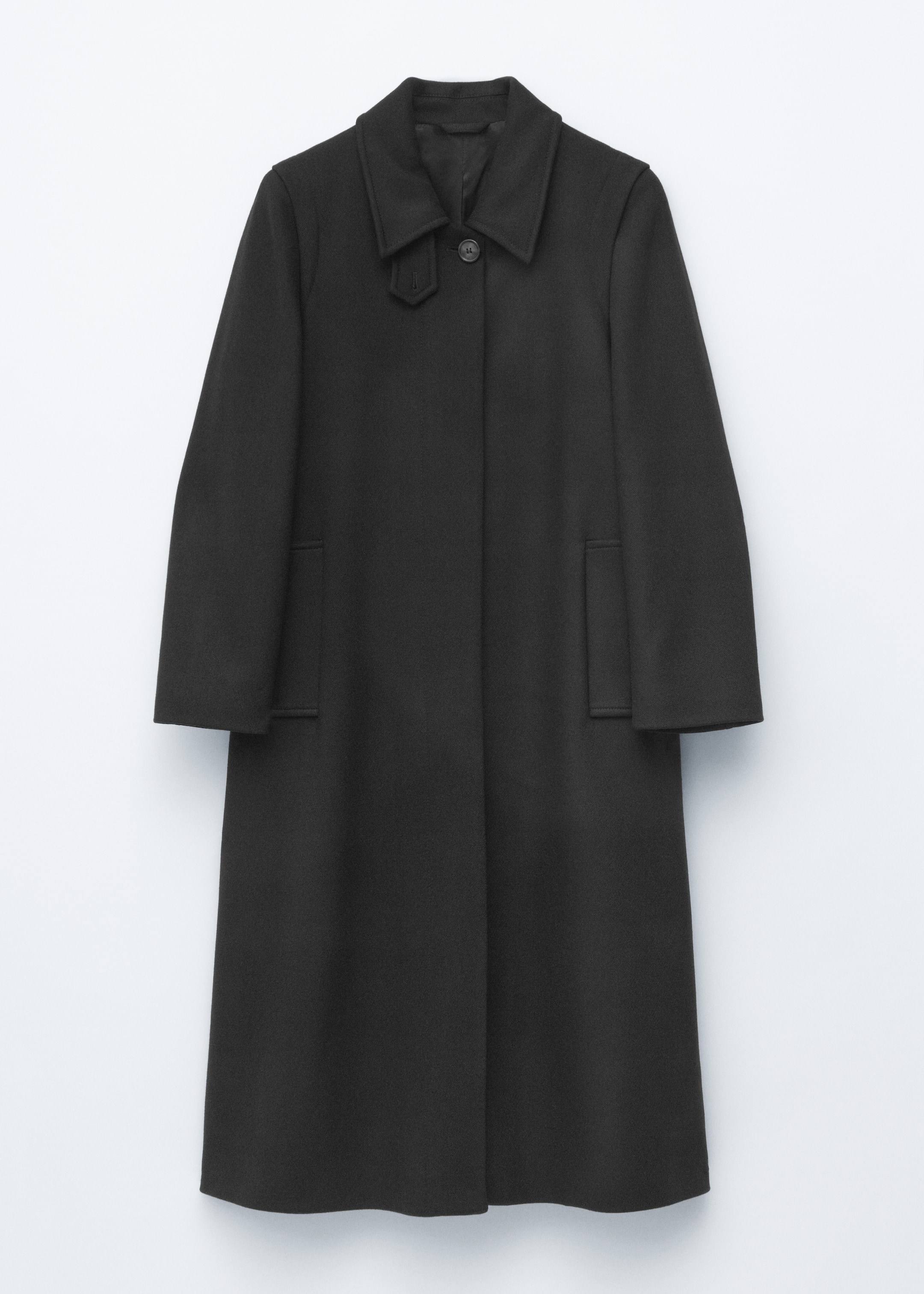 Ingrandisci l'immagine: Wool Maxi Coat - Black - DONNA | H&M CH 1