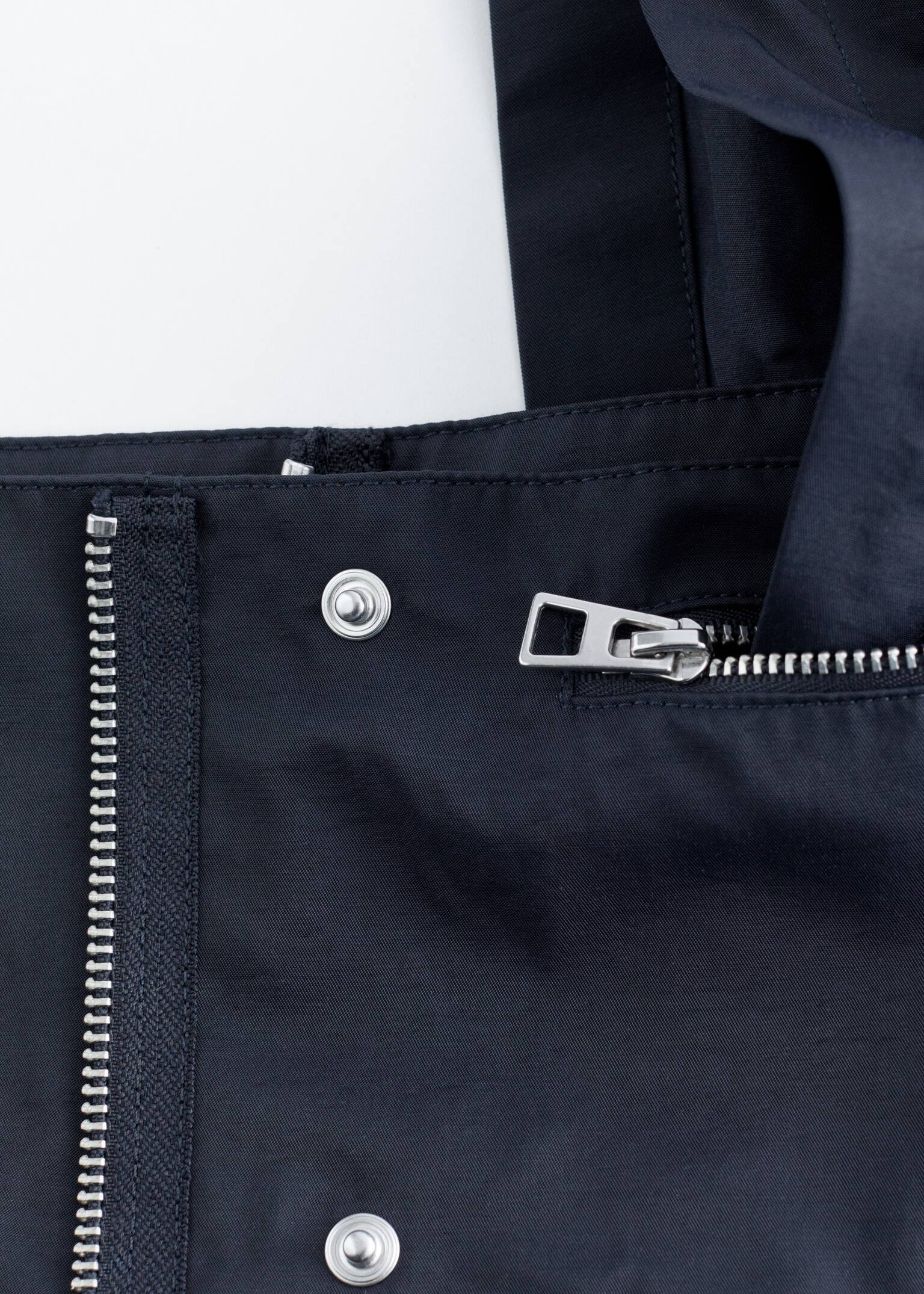 Parka à cordon de serrage - Bleu foncé - 3