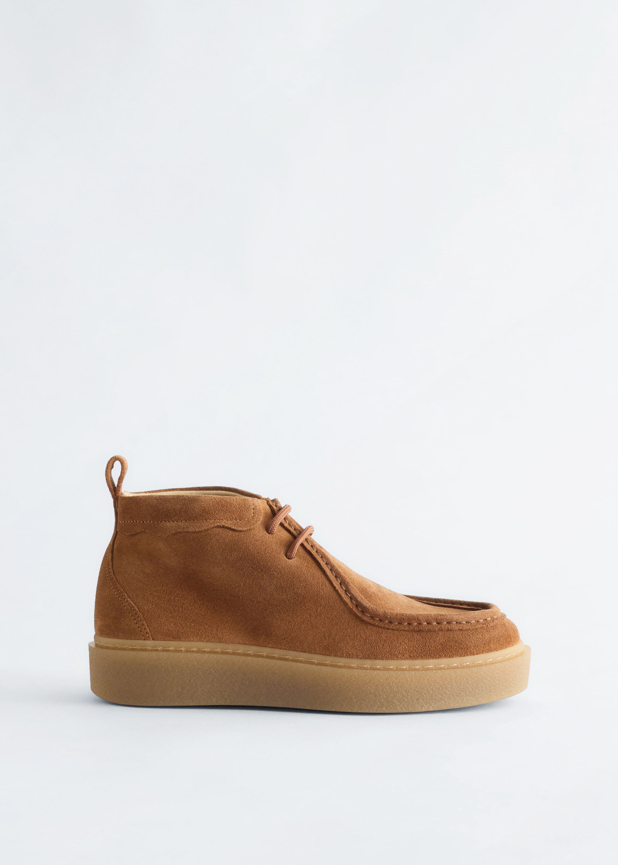 Image of Desert Boots aus Veloursleder mit Plateausohle