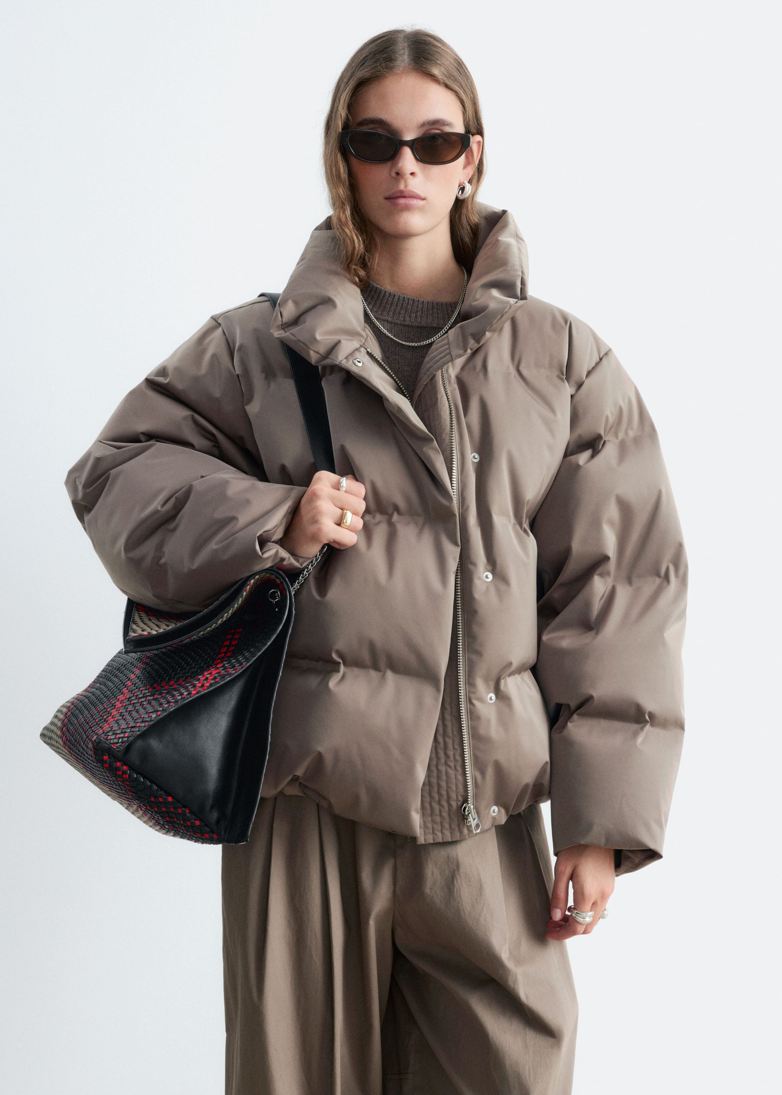 Down Puffer Jacket - Mole - Lookbook