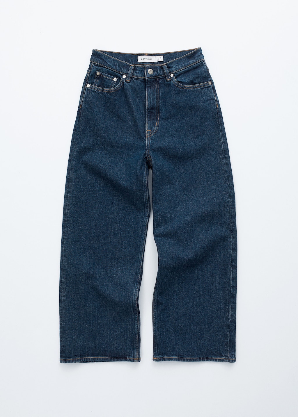 Image of Cropped Wide-Leg Jeans