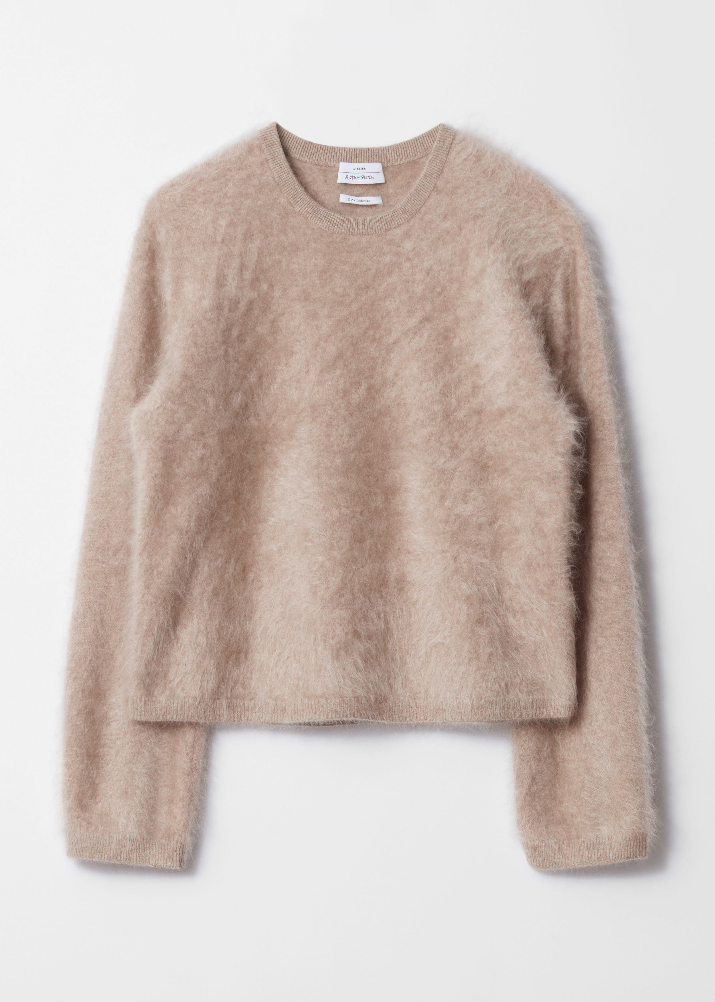 Brushed-Cashmere Jumper - Beige - Cashmere | & Other Stories DE