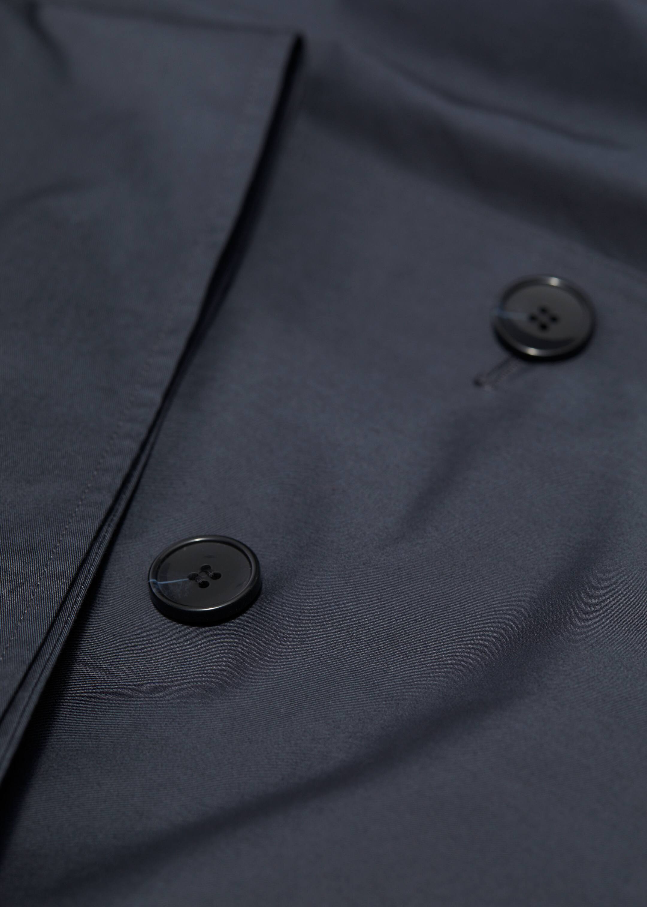 Se større billede: Oversized trenchcoat-kappe - Marineblå - DAME | H&M DK 4