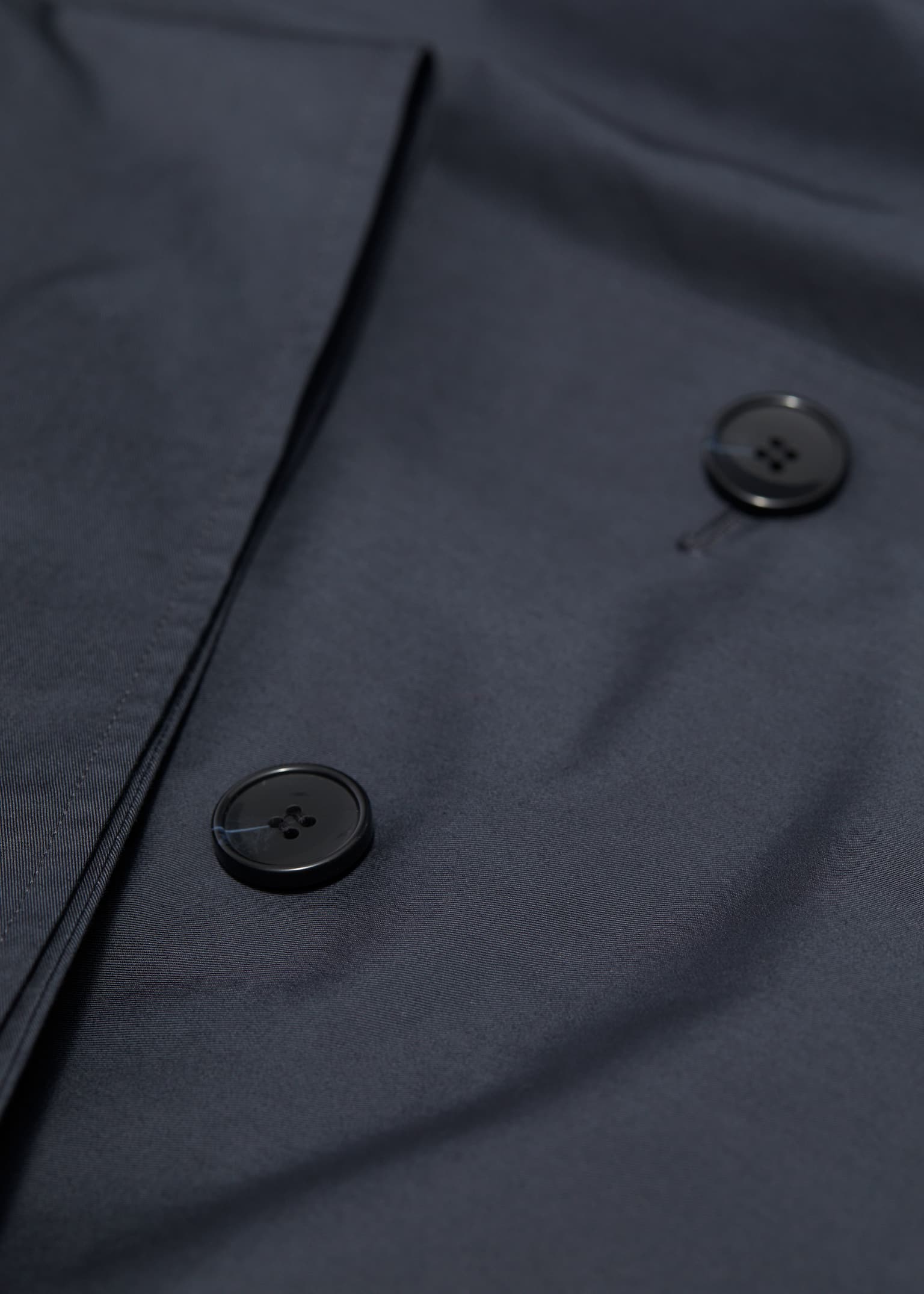 Oversized-Cape im Trenchcoat-Stil - Navyblau - 4