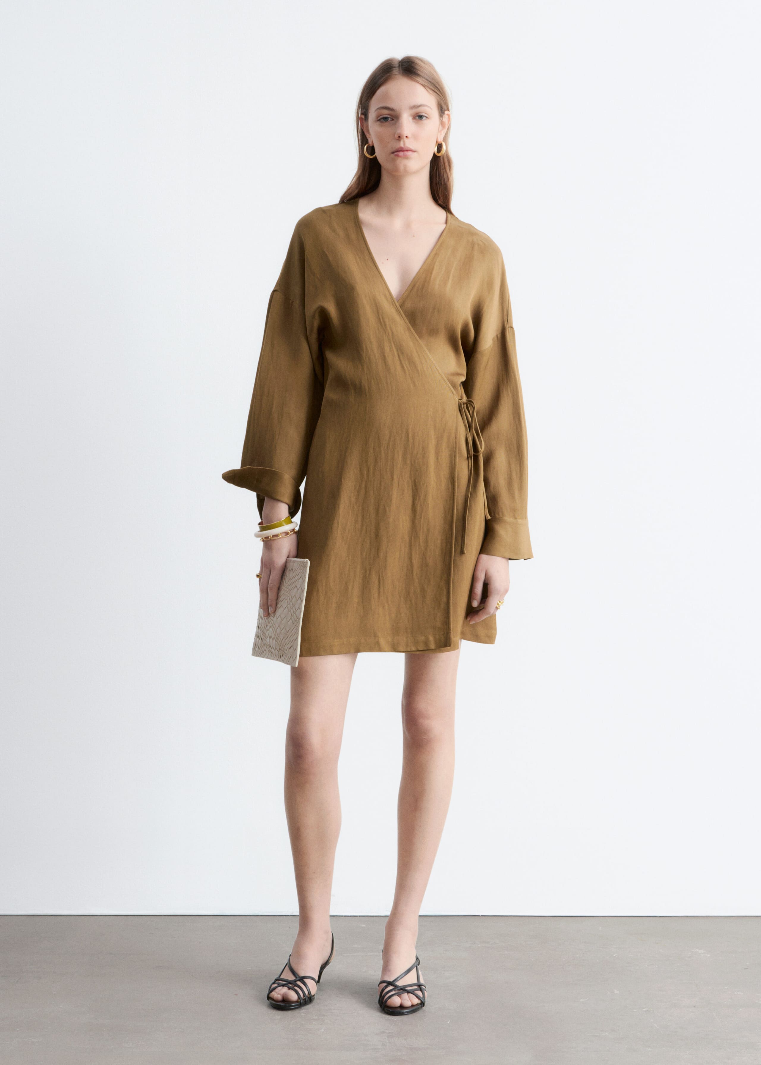 Image of Mini Wrap Dress