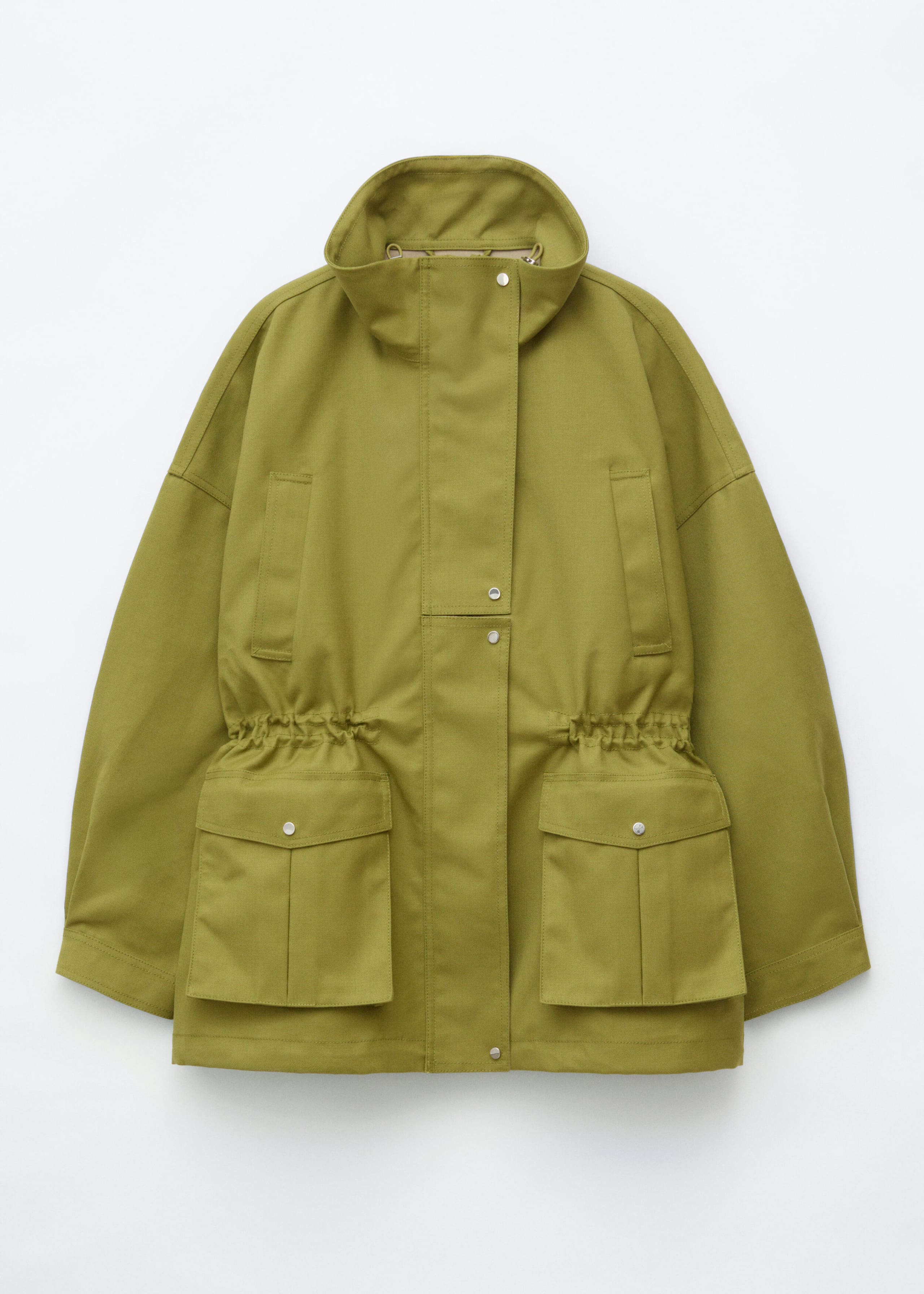 Oversized Utility Jacket - Green - Still Life