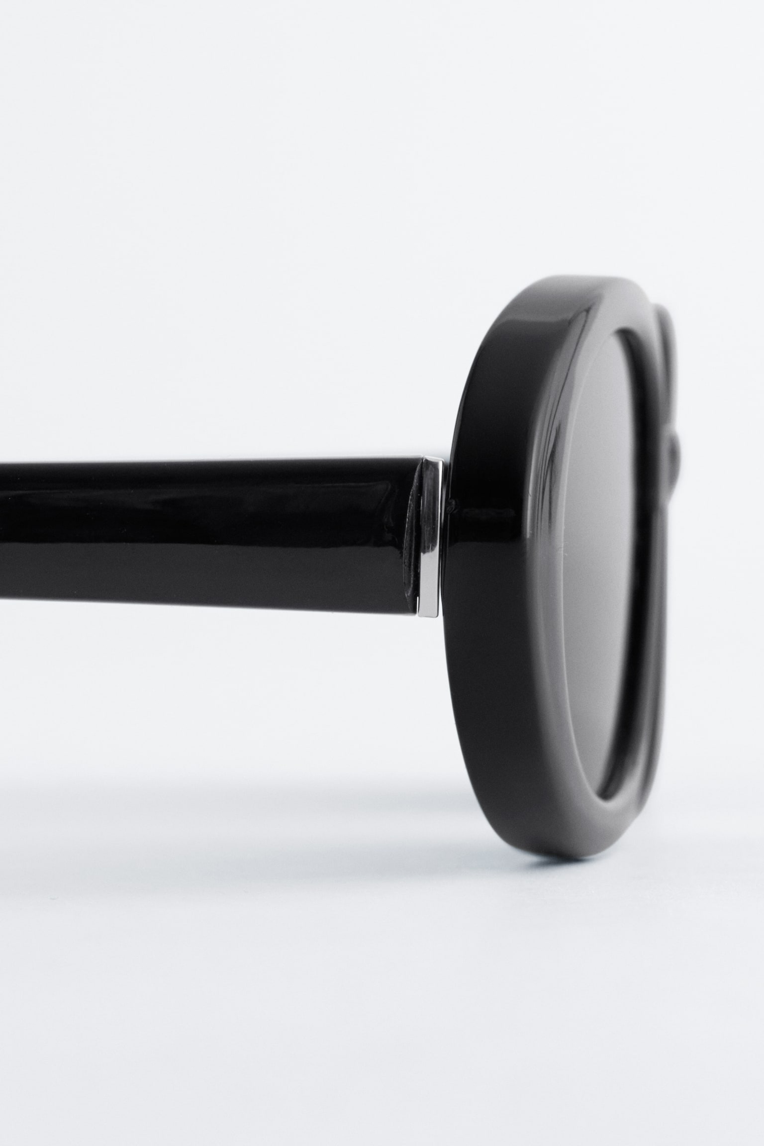 Slanke solbriller med ovalt stel - Sort/Bordeaux - 3