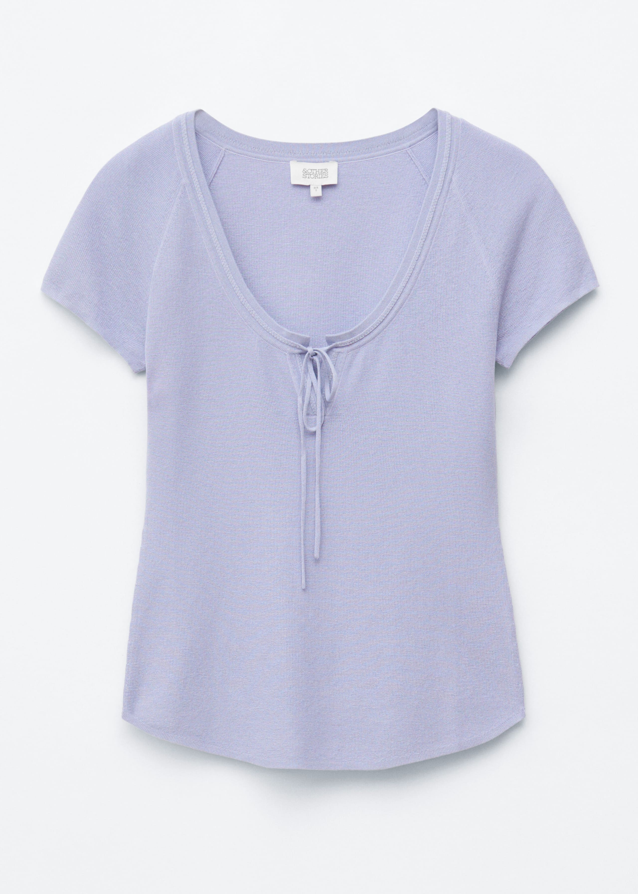 Image of Tie-Front Top