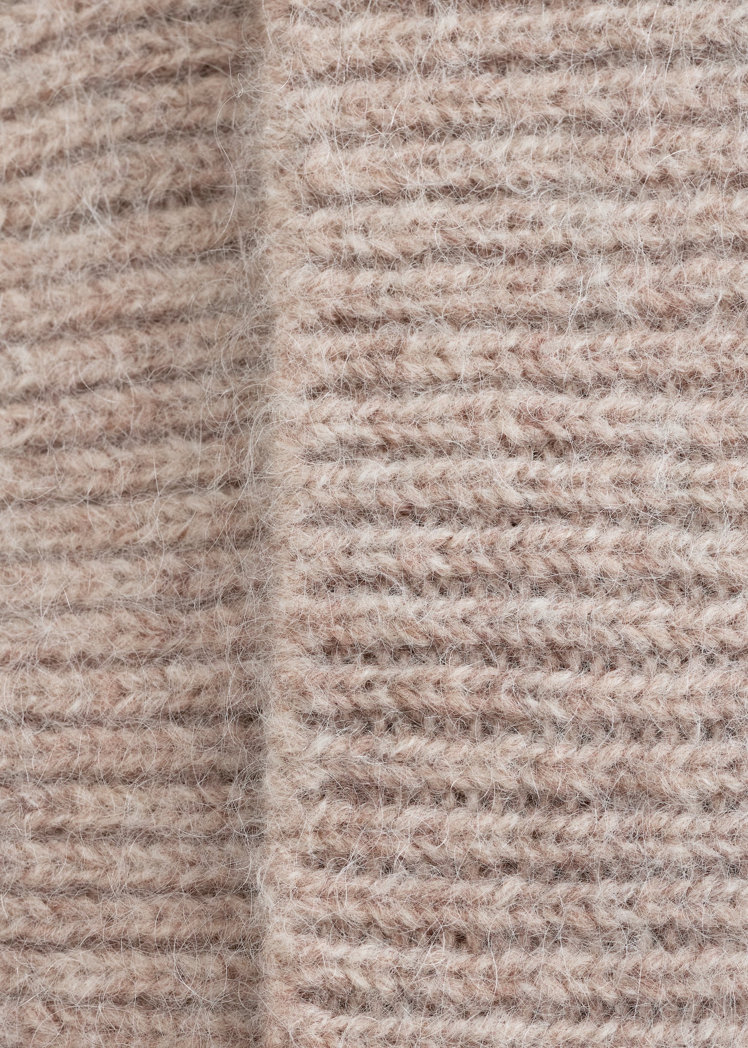 Wool Blend Beanie - Bej/Vișiniu/Dusty blue/Roșu/Dungă burgundy/albastră/Mahogany/Roz - 3