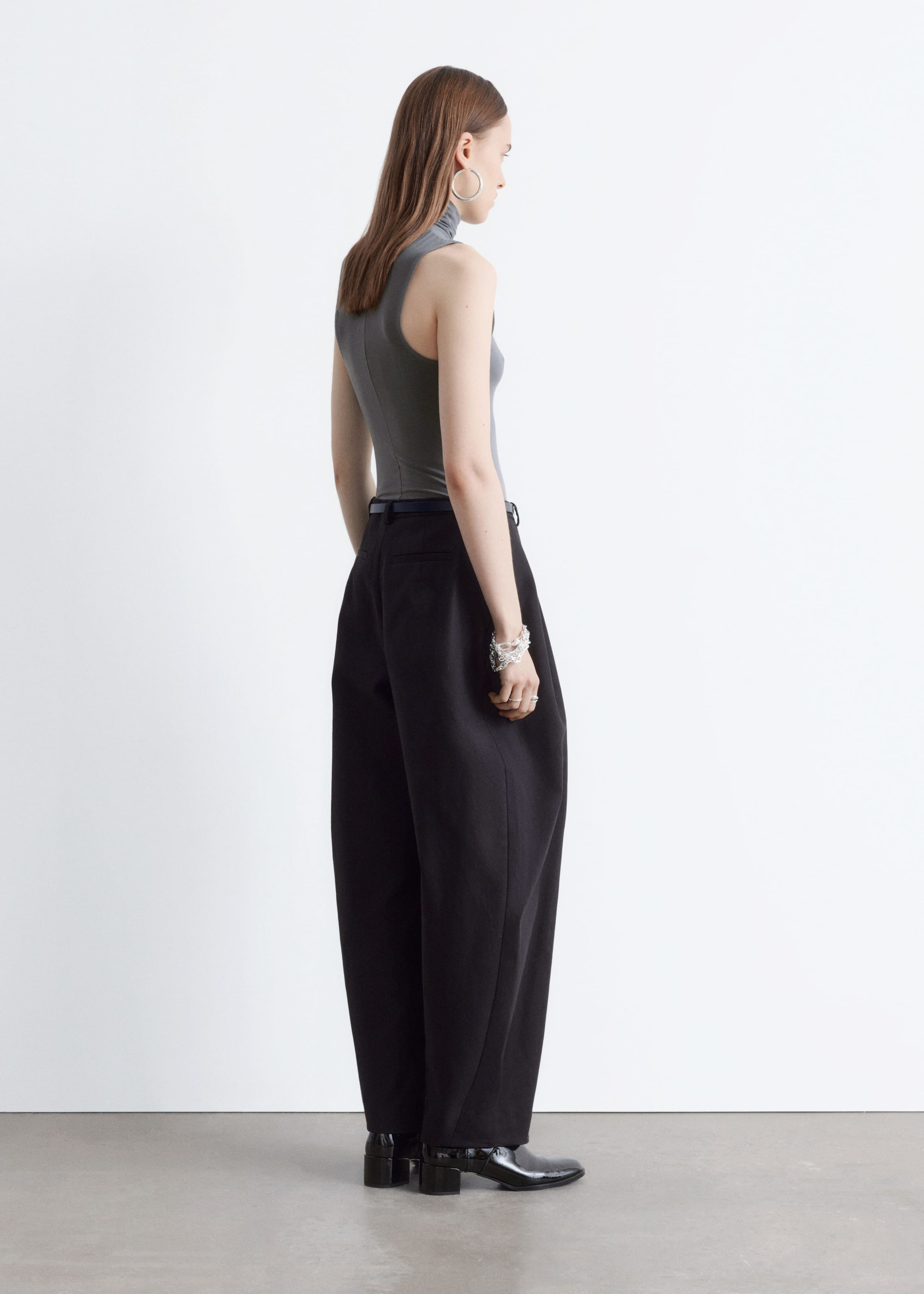 Image of Sleeveless Turtleneck Top