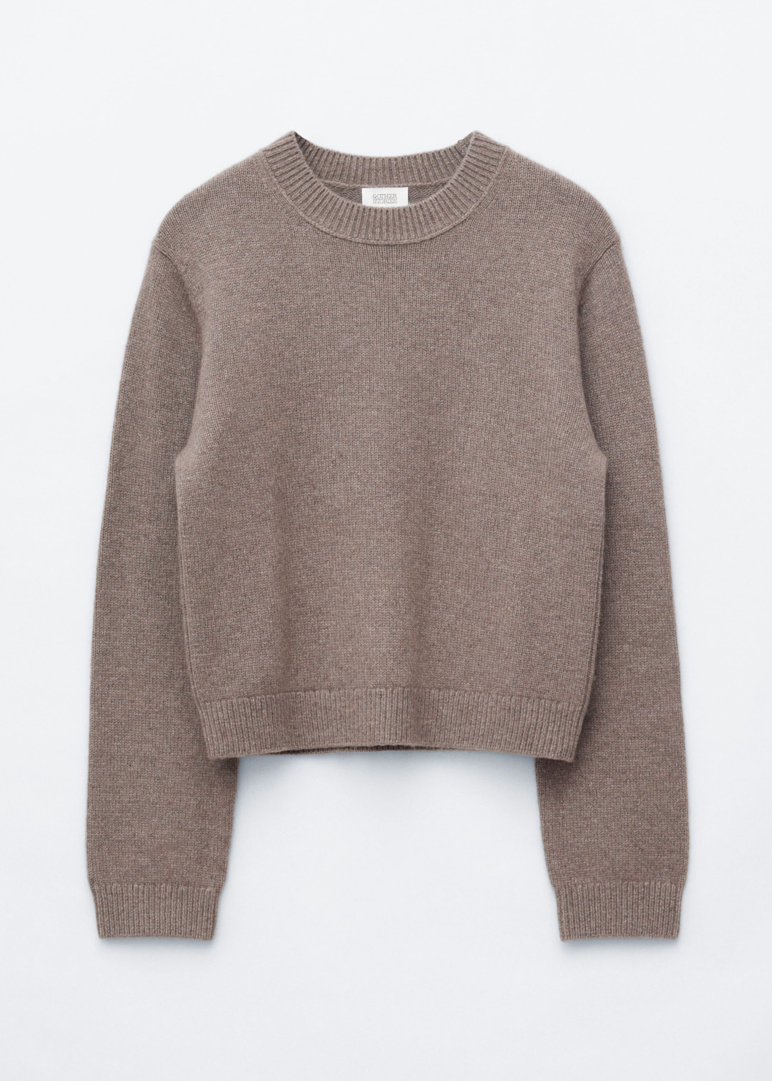 Pullover aus einer Kaschmirmischung - Dunkles Graubraun - Stillleben