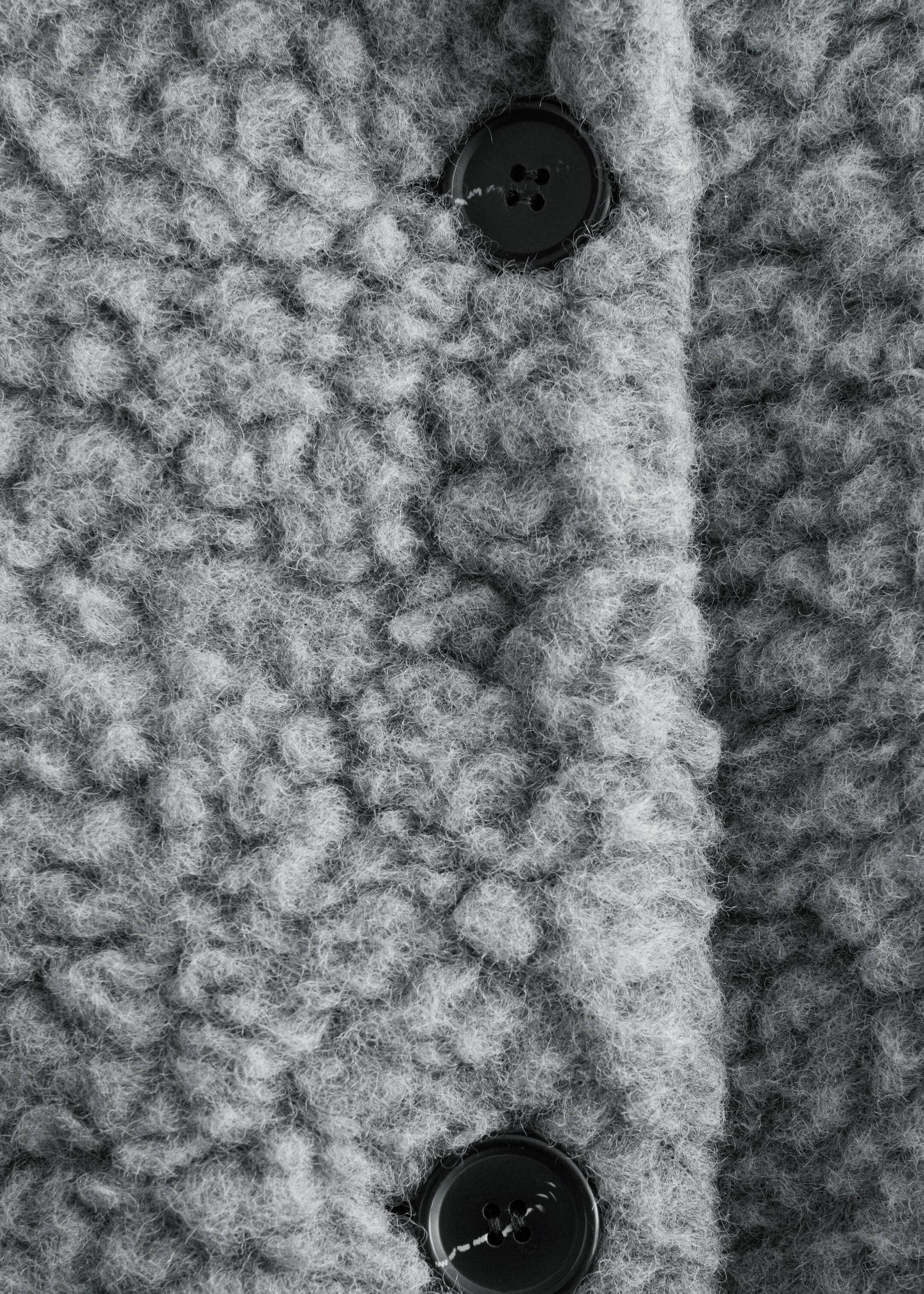 Visualizza immagine più grande: Maxi cappotto in shearling di lana - Grigio - DONNA | H&M IT 8