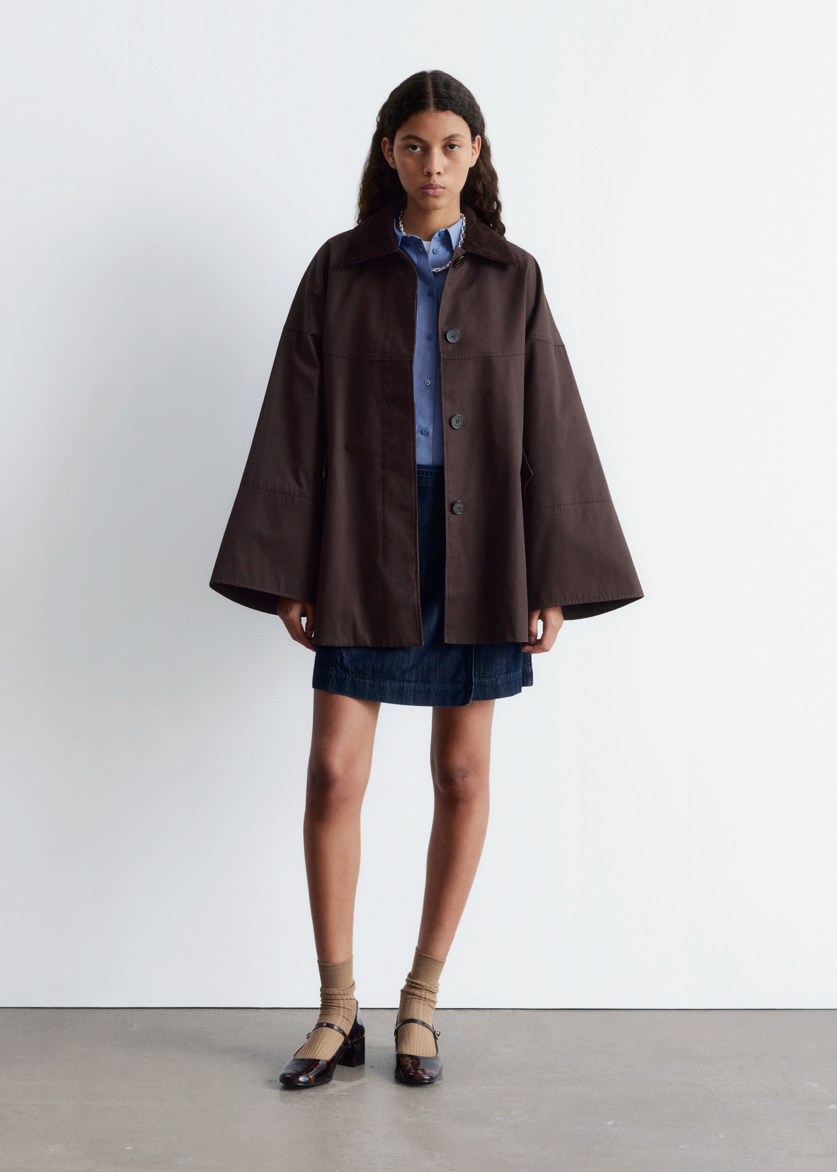 Mary-Jane-Pumps aus Leder - Dunkelbraunes Schildpatt/Schwarz