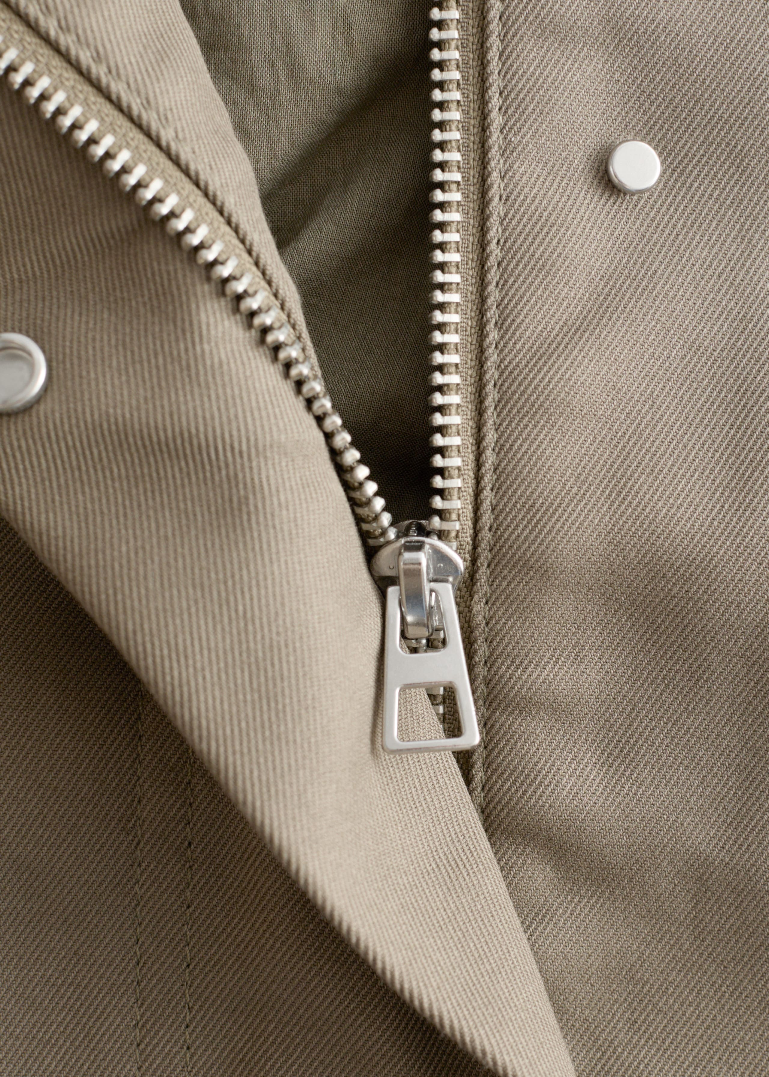Image of Oversized Drawstring Utility Jacket
