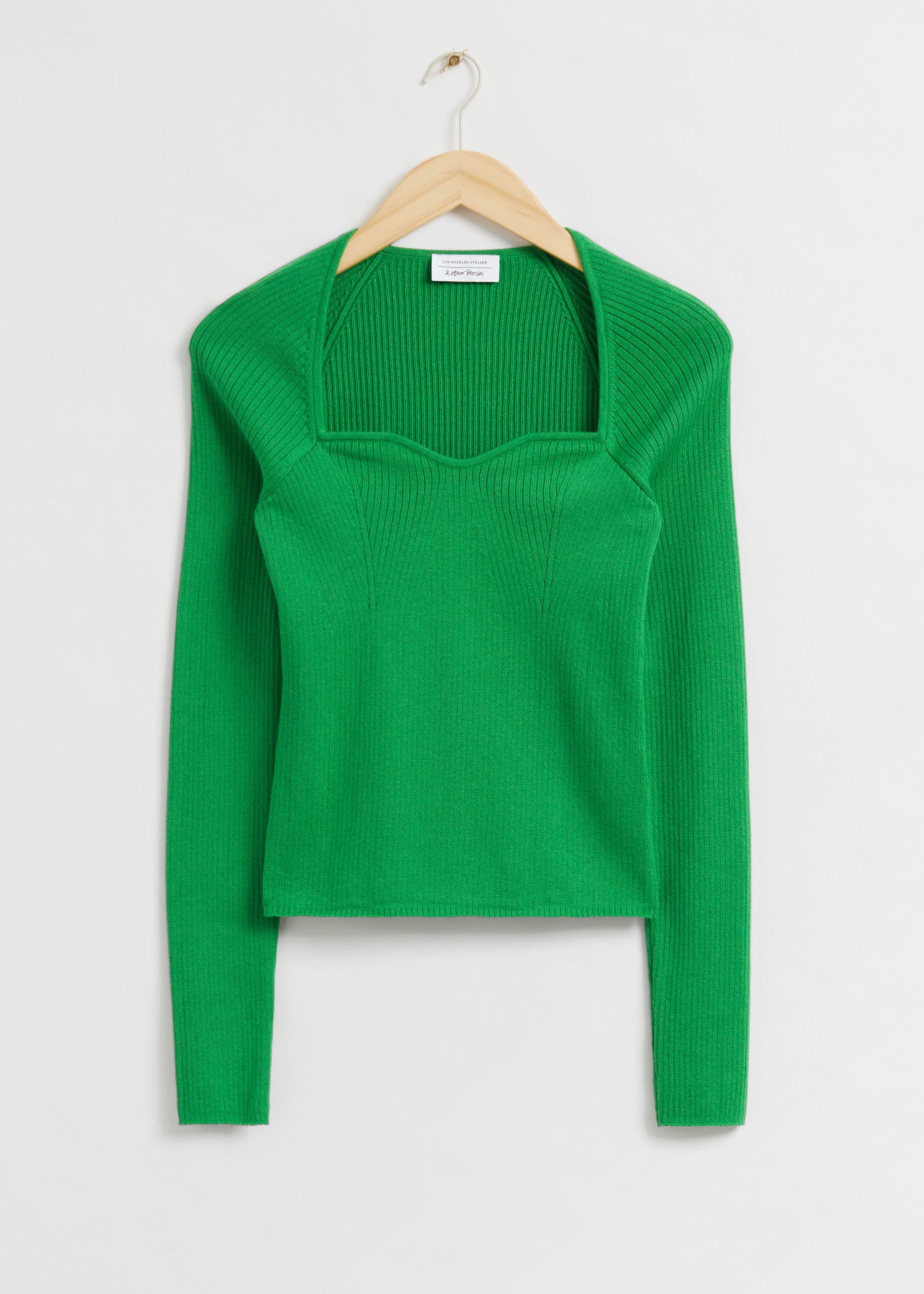 Fitted Bustier Top - Light Blue - Bodegón