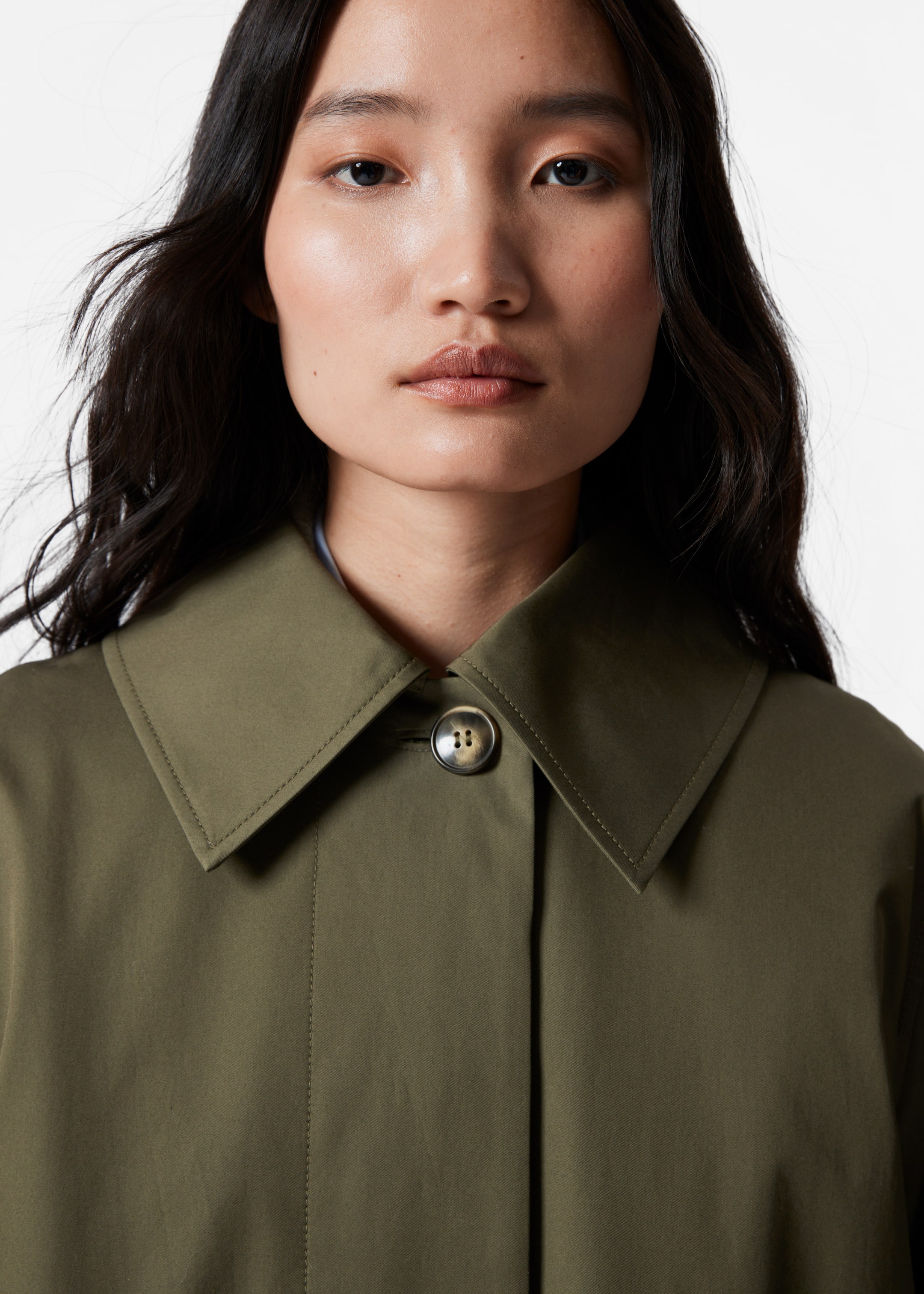 Grösseres Bild ansehen: Kurzmantel mit Kragen - Khaki - DAMEN | H&M CH 2