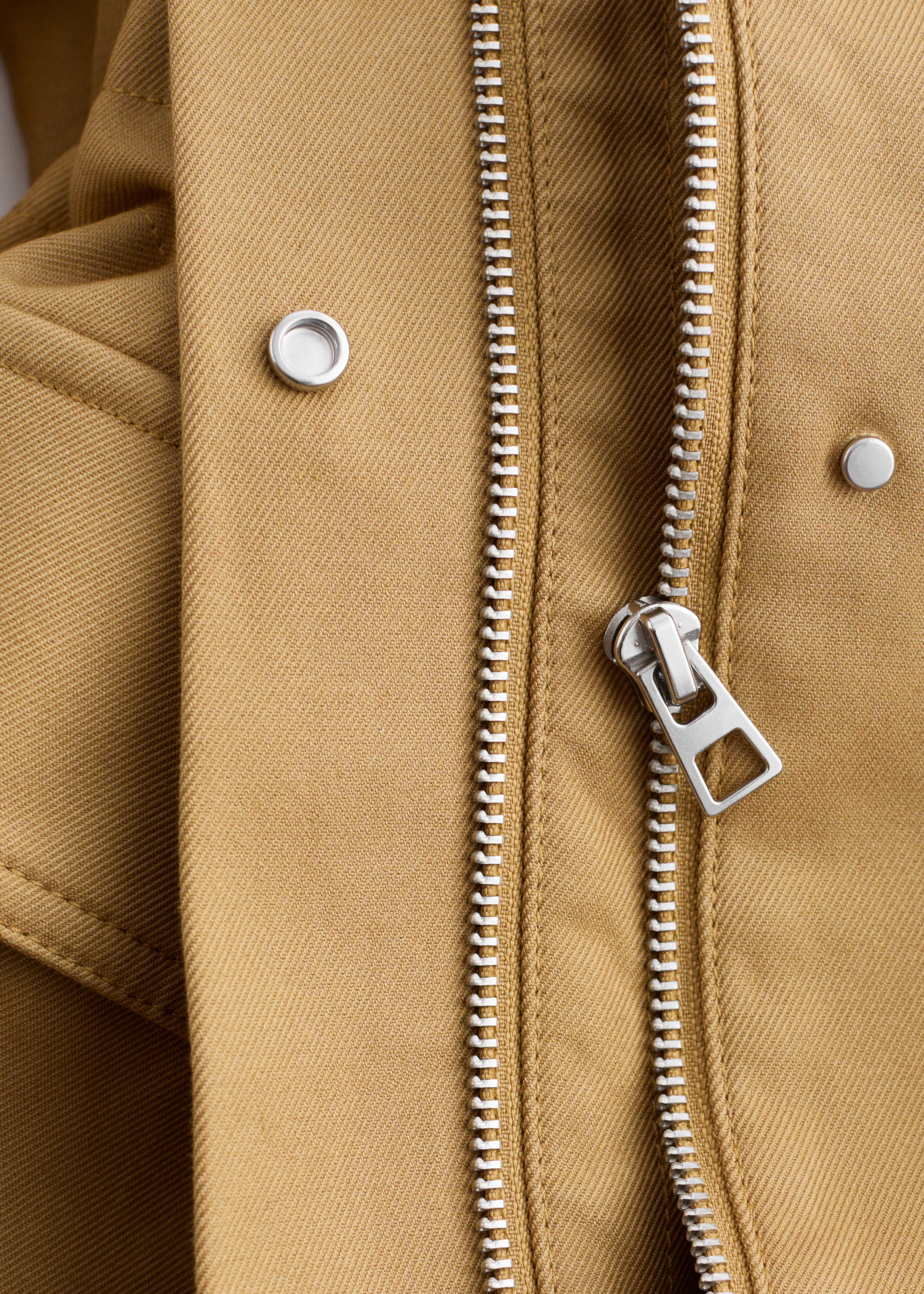 Image of Oversized Drawstring Utility Jacket