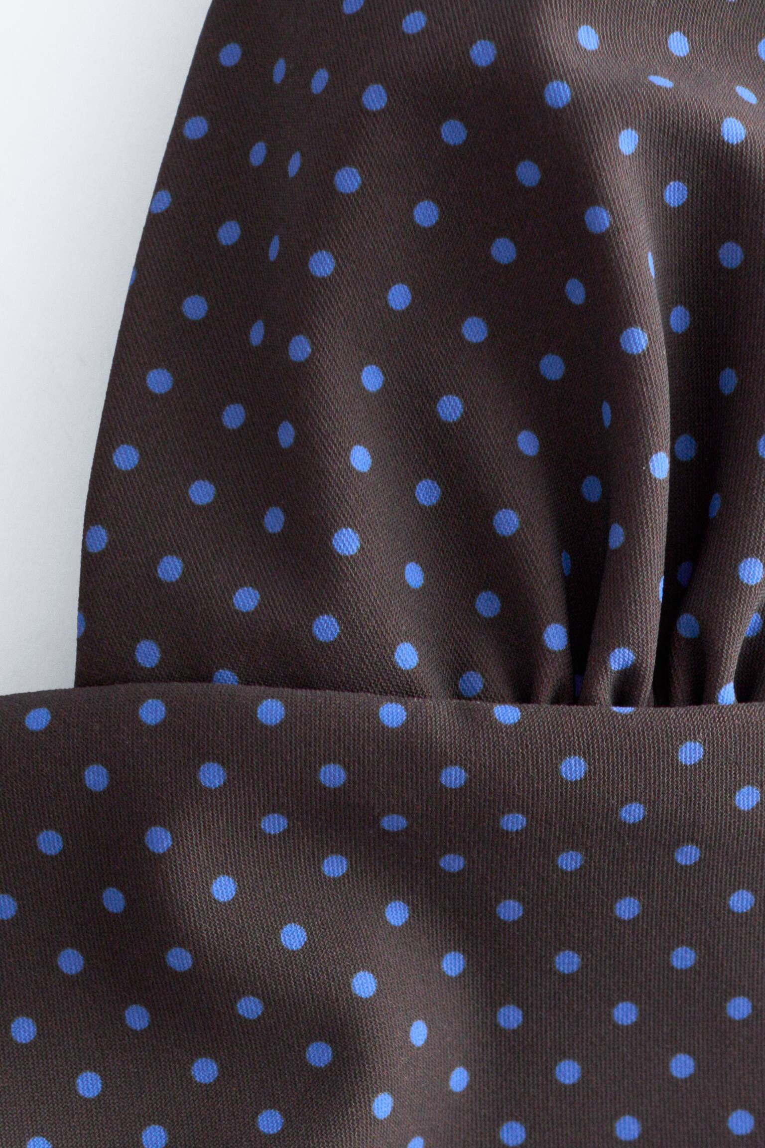 Badedragt med V-hals - Brun/Sort - 5