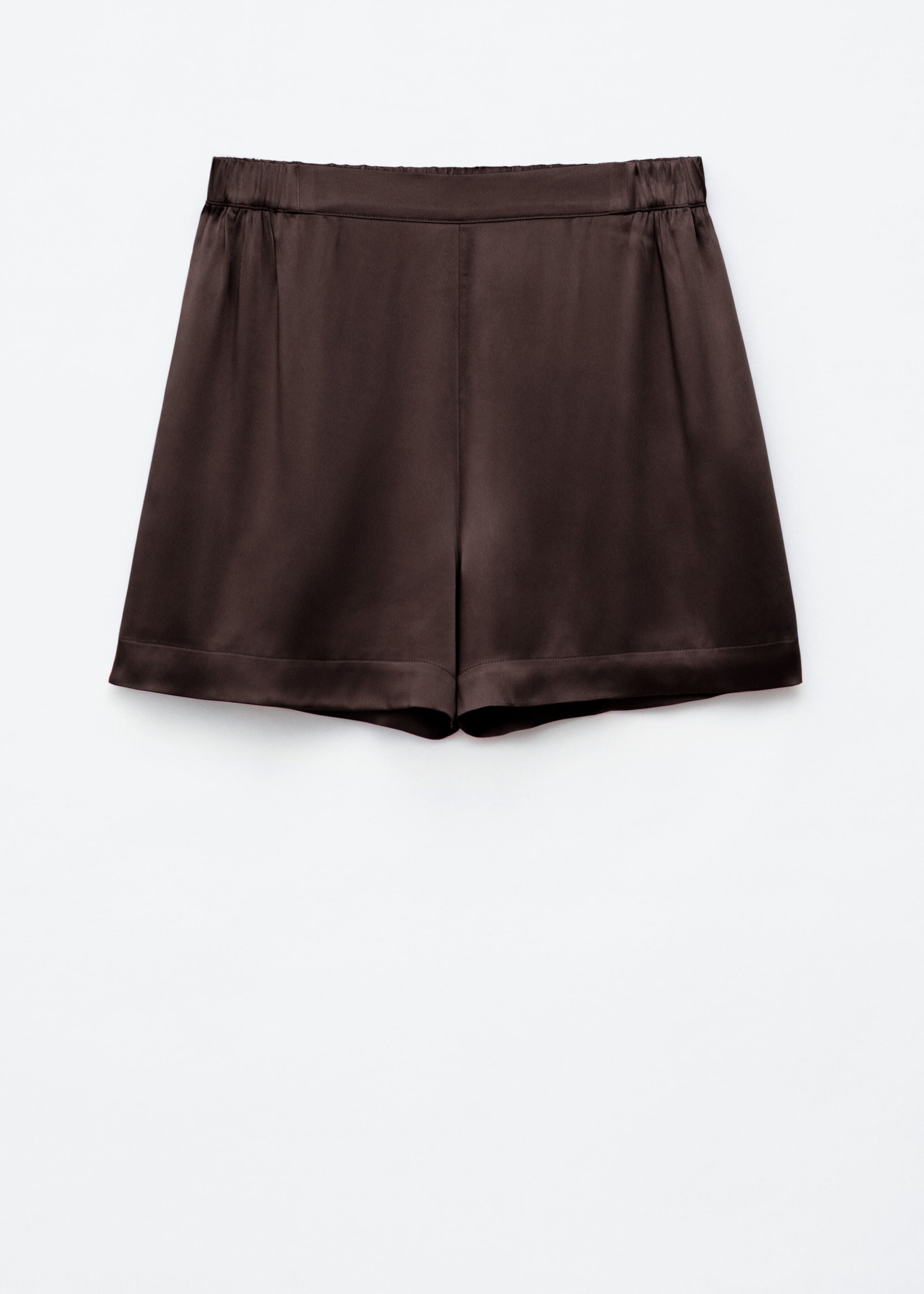 Image of Satijnen short met elastische taille