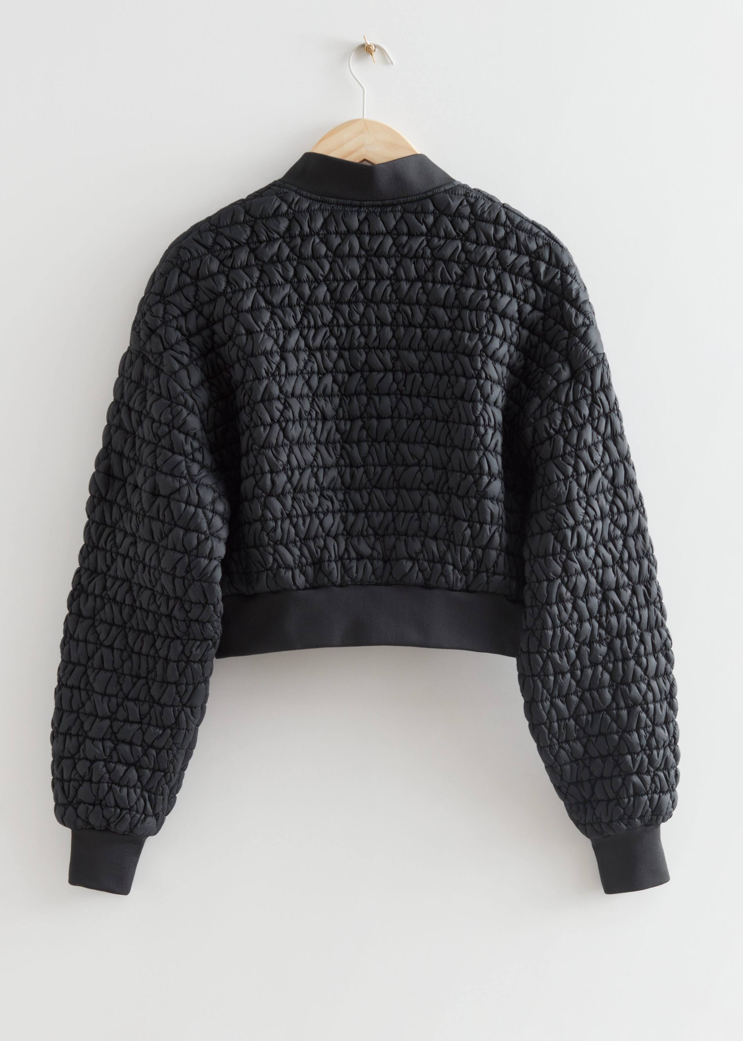 Kastige Steppjacke - Schwarz - Stillleben