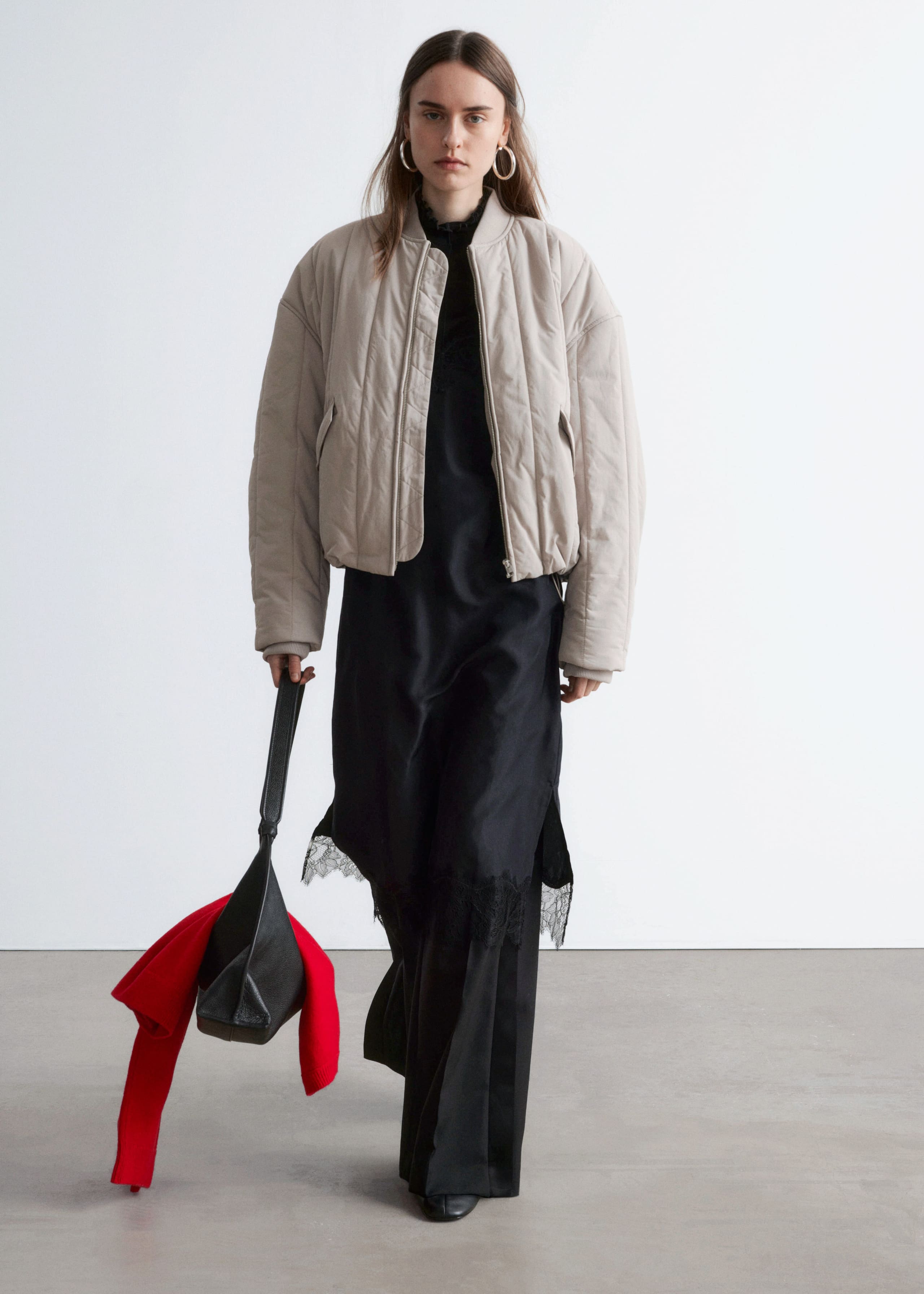 Image of Oversized Bomber Jacket