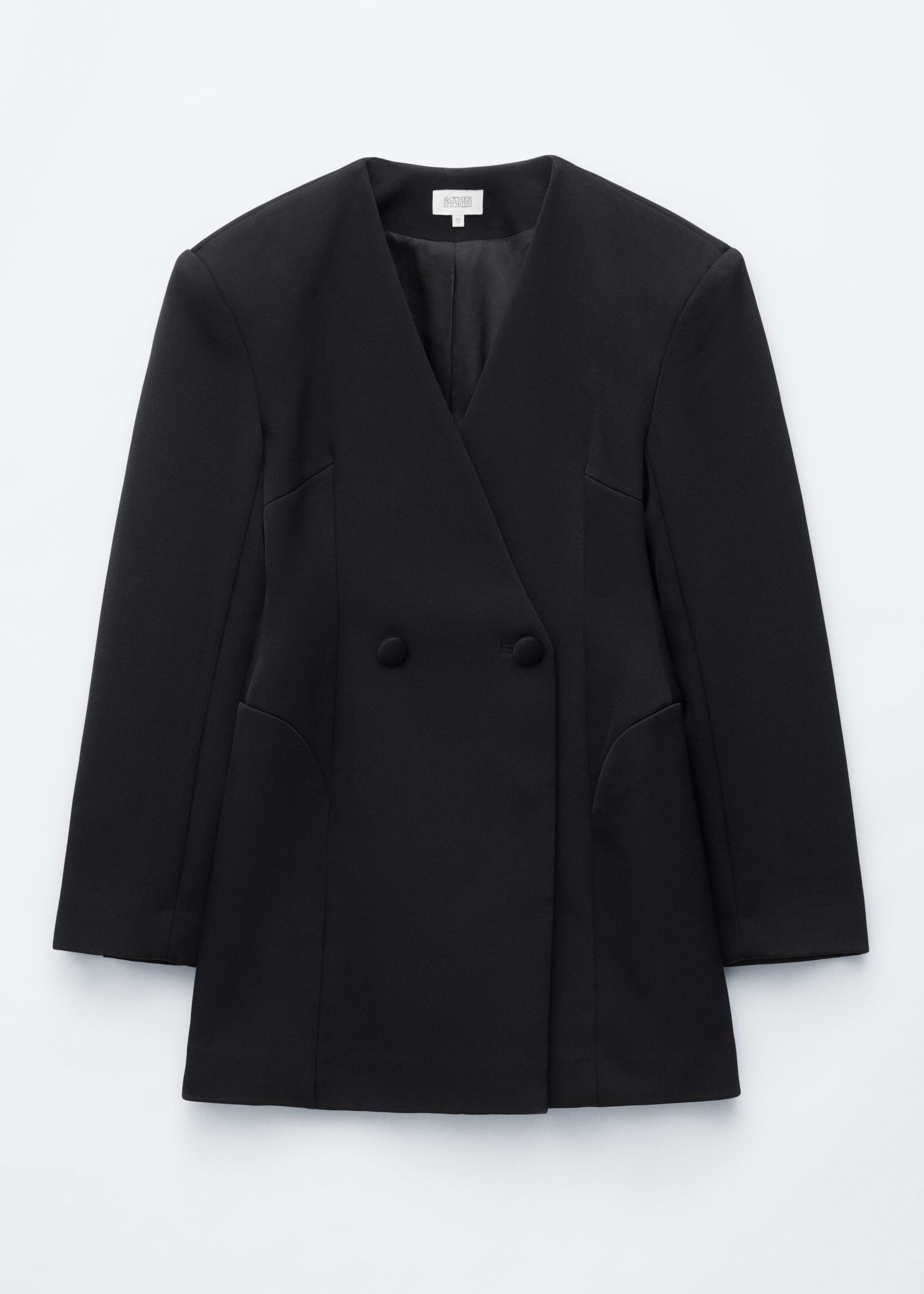 Cocoon Blazer Dress - Black - Still Life