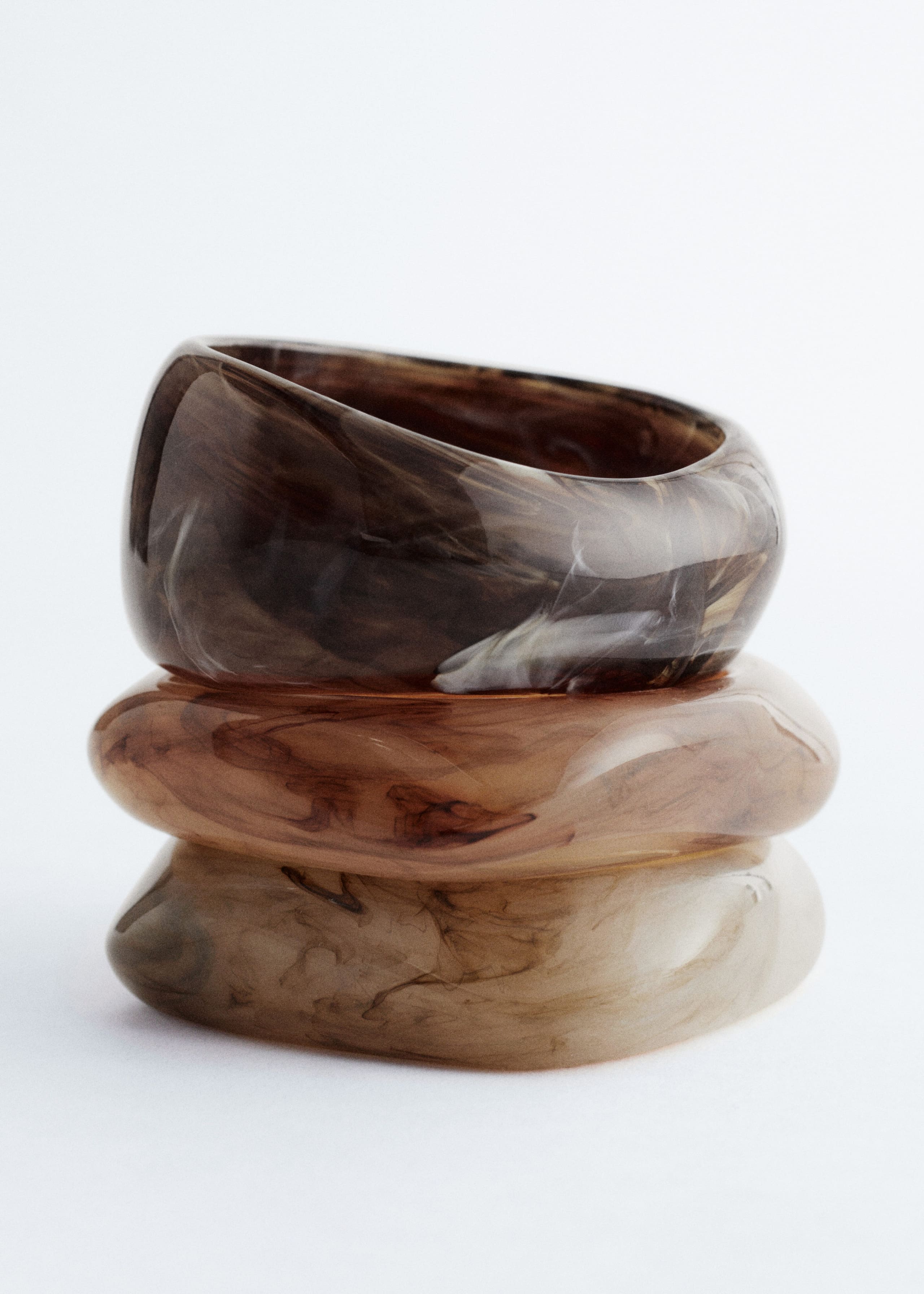 Image of Marbled Bangle Set