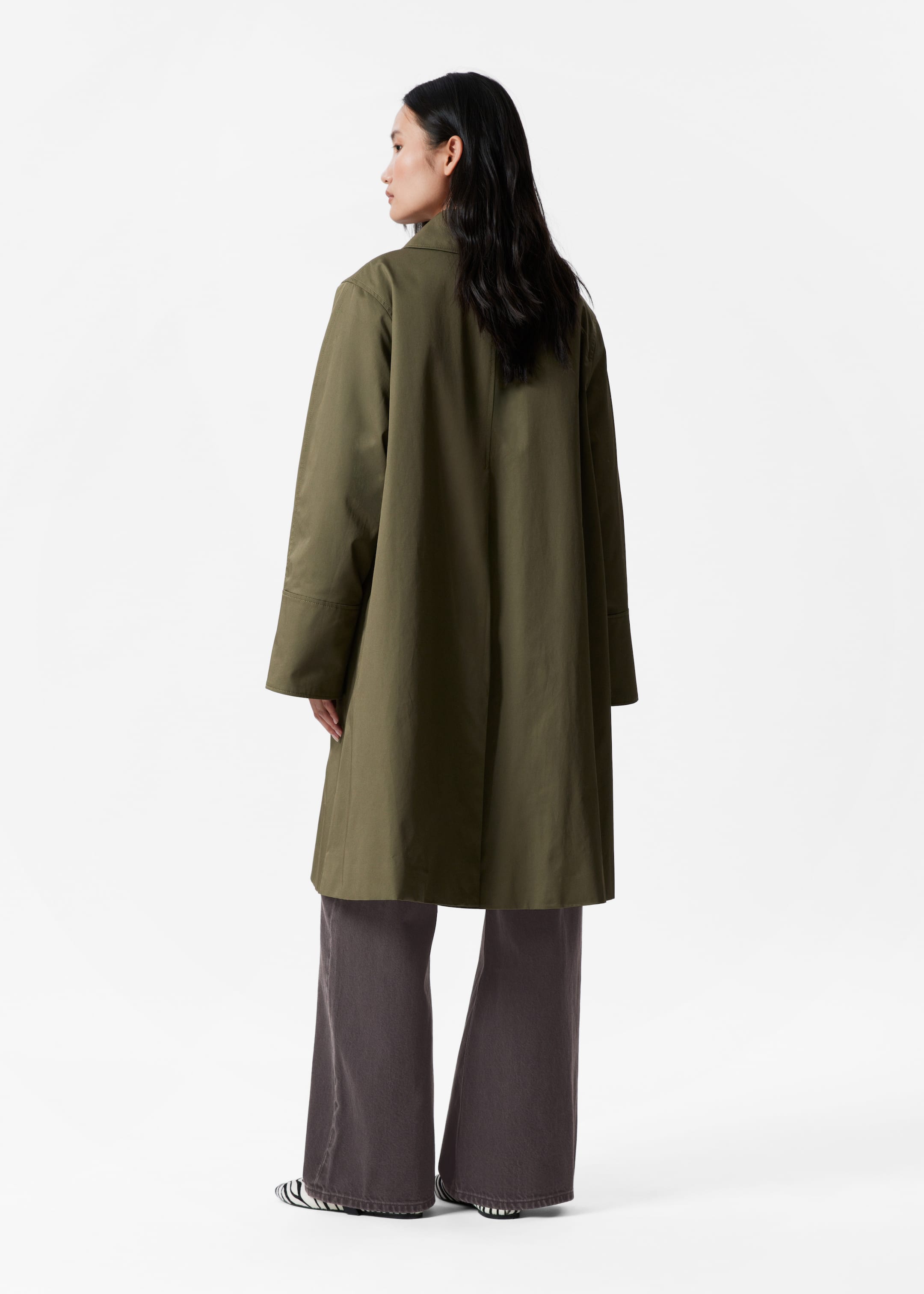 Grösseres Bild ansehen: Kurzmantel mit Kragen - Khaki - DAMEN | H&M CH 4