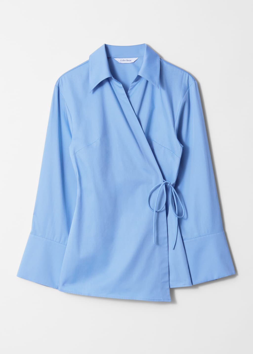 Wrap-Tie Shirt - White - Still Life