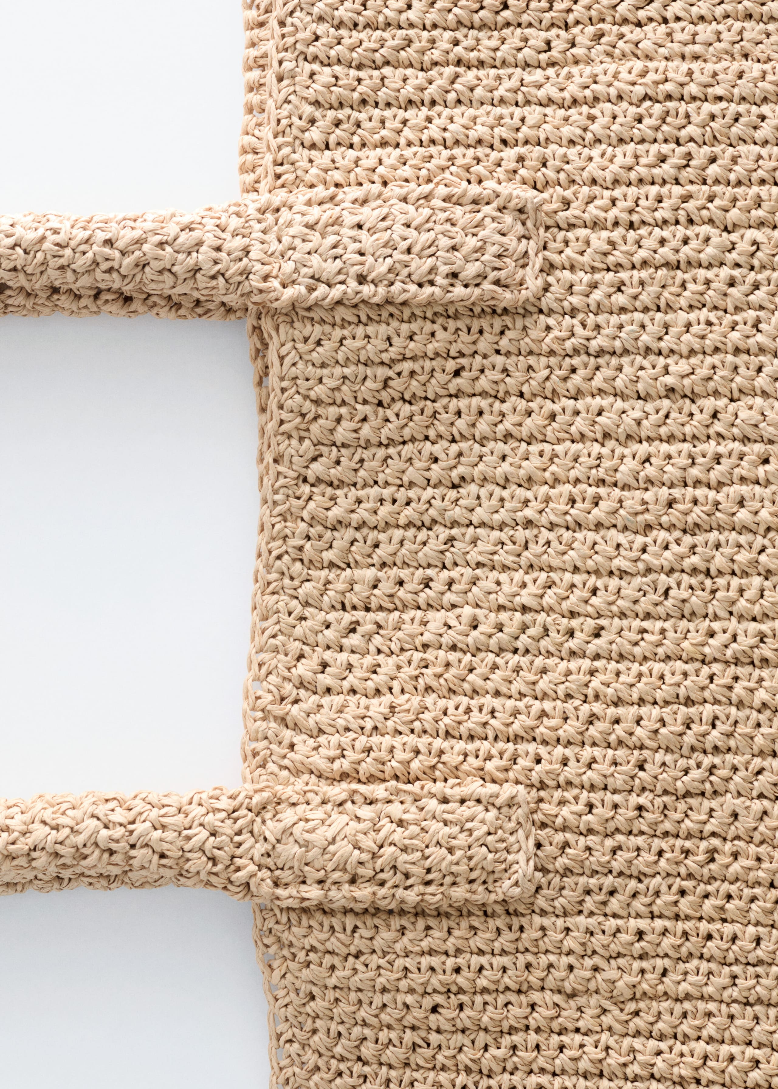 Paper Straw Tote Bag - {{variantName}} - Descriptive Detail