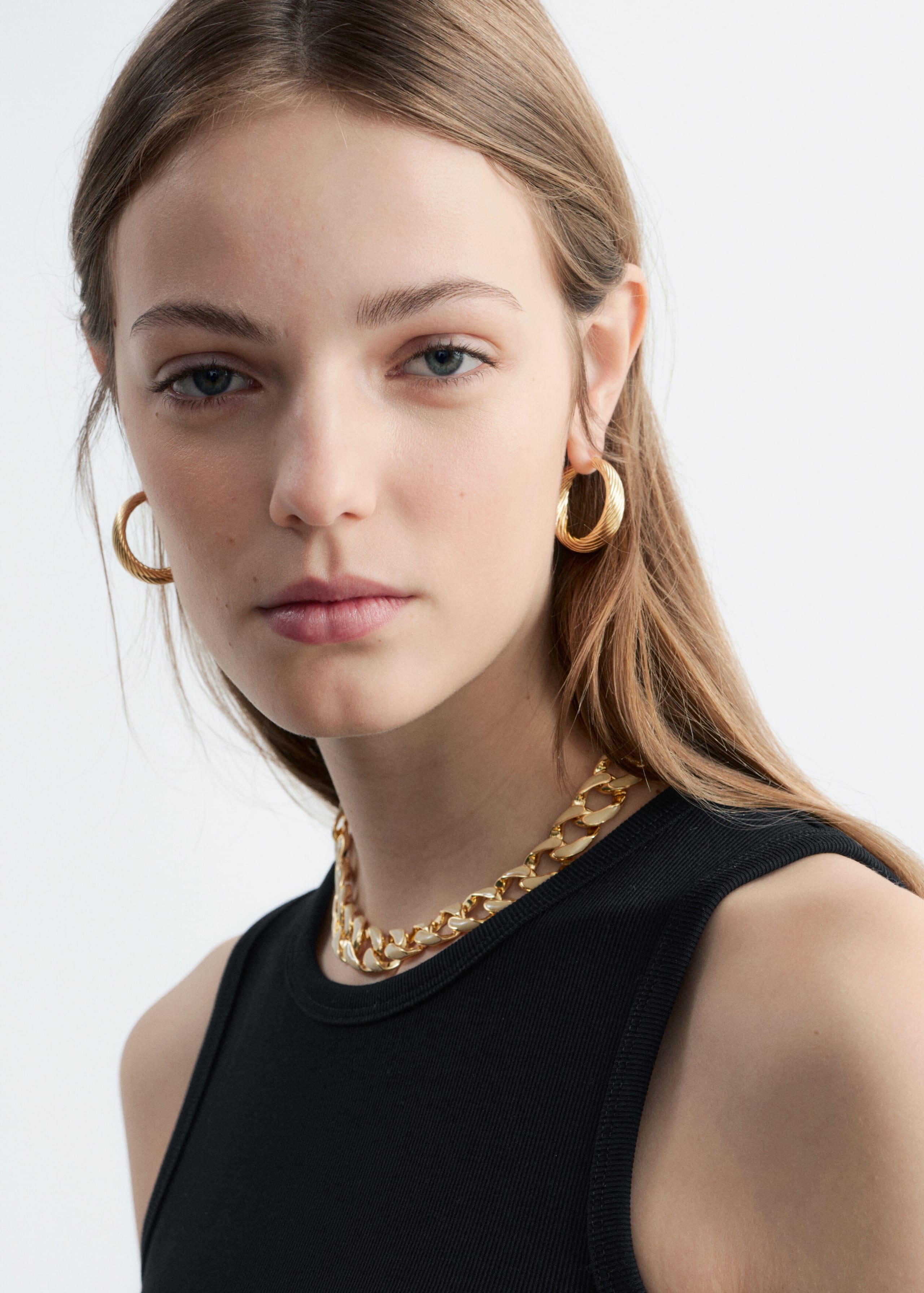 Image of Collar de cadena gruesa de eslabones