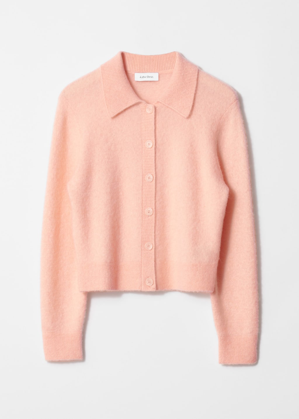 Image of Collared Knit Cardigan