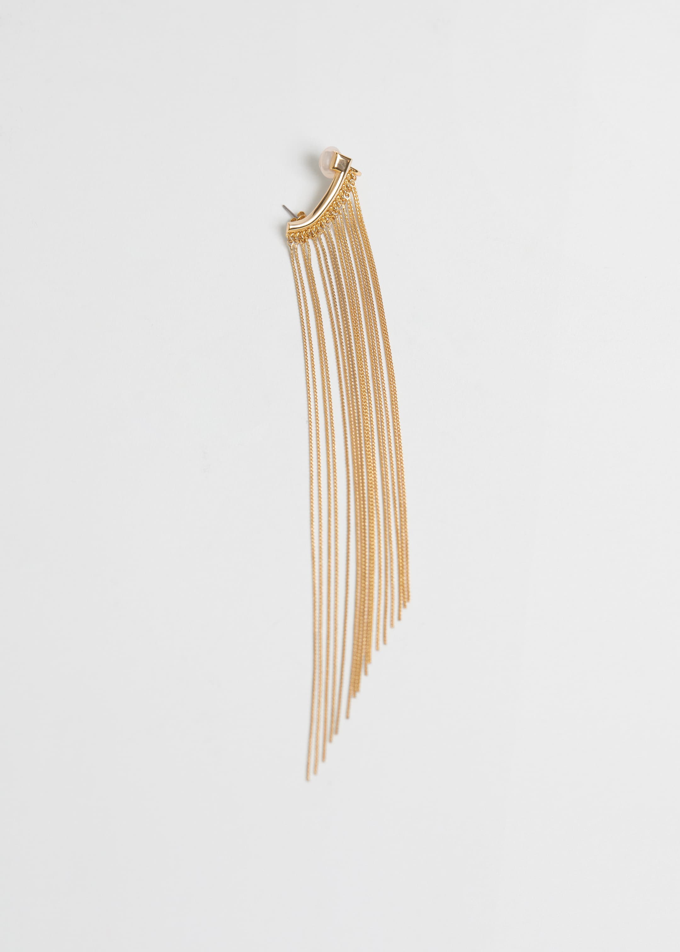 View larger image: Long Fringe Statement Ear Cuff - Gold - Ladies | H&M GB 1