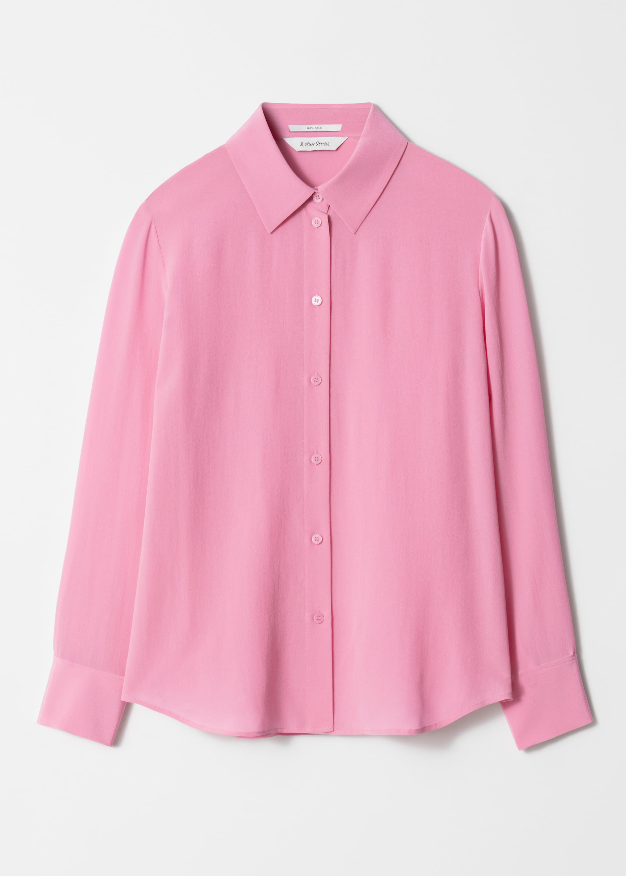 Se større billede: Silkeskjorte - Pink - DAME | H&M DK 1