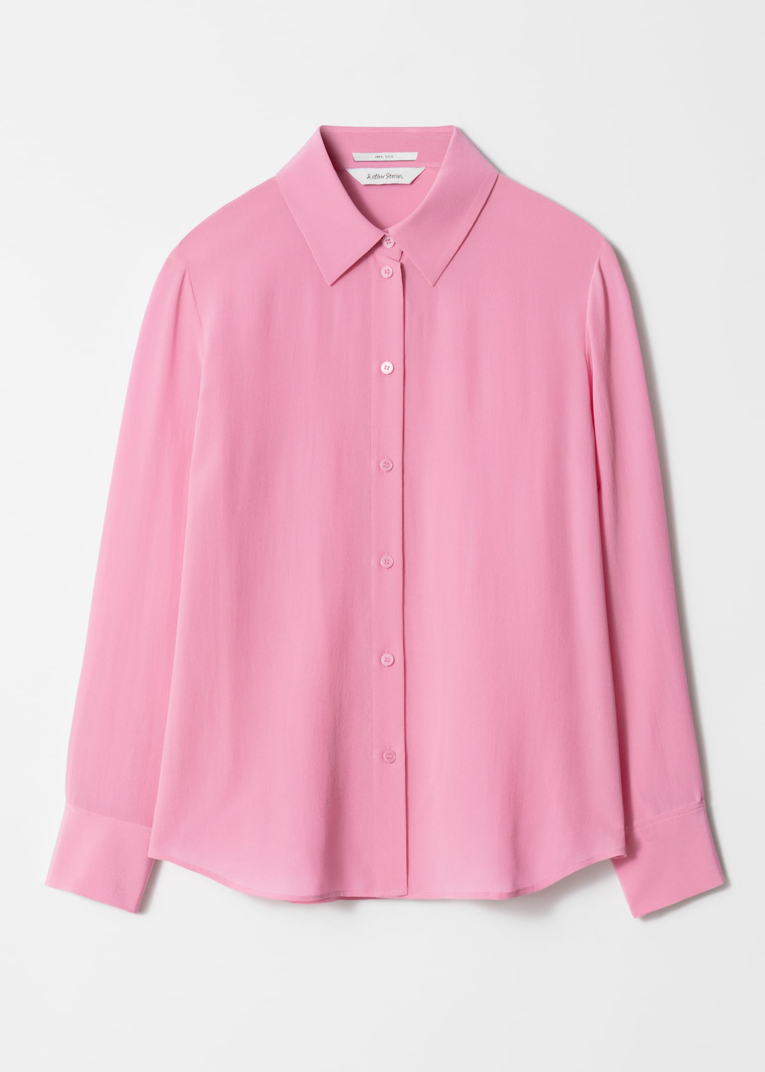 Silk Shirt - Roz/Dark Red/Albastru închis/Green