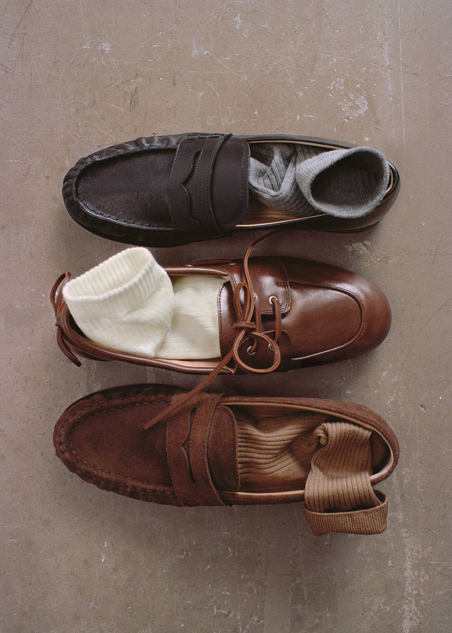 Penny-Loafer aus Leder - Schwarz - 1